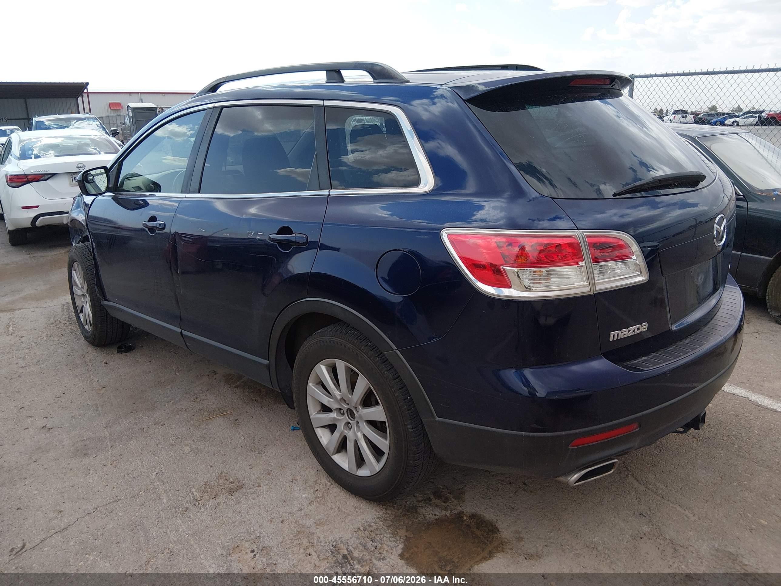 2008 Mazda Cx-9 Sport Dark Blue vin: JM3TB38V280146329