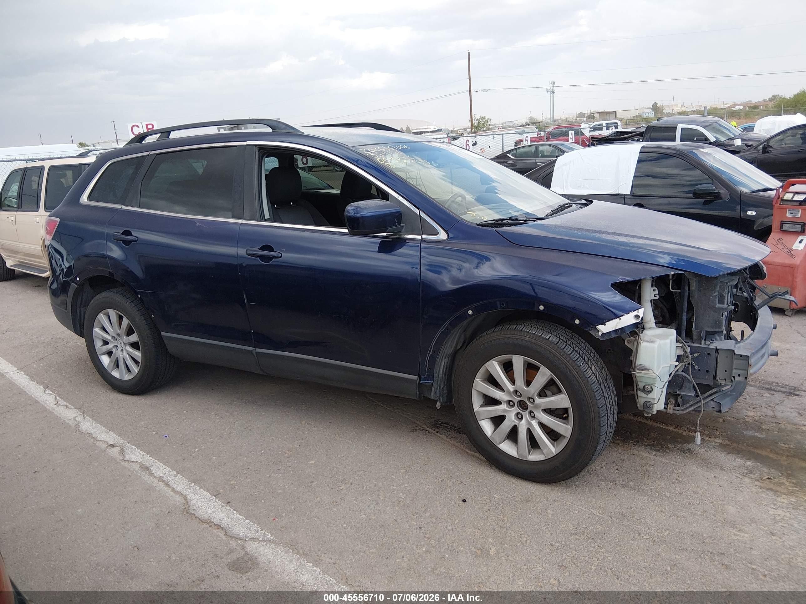 2008 Mazda Cx-9 Sport Dark Blue vin: JM3TB38V280146329