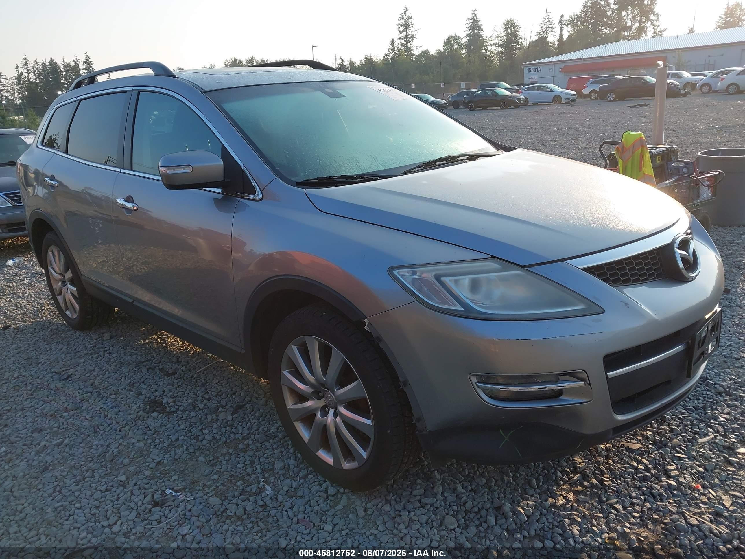2009 Mazda Cx-9 Grand Touring Silver vin: JM3TB38V290181082