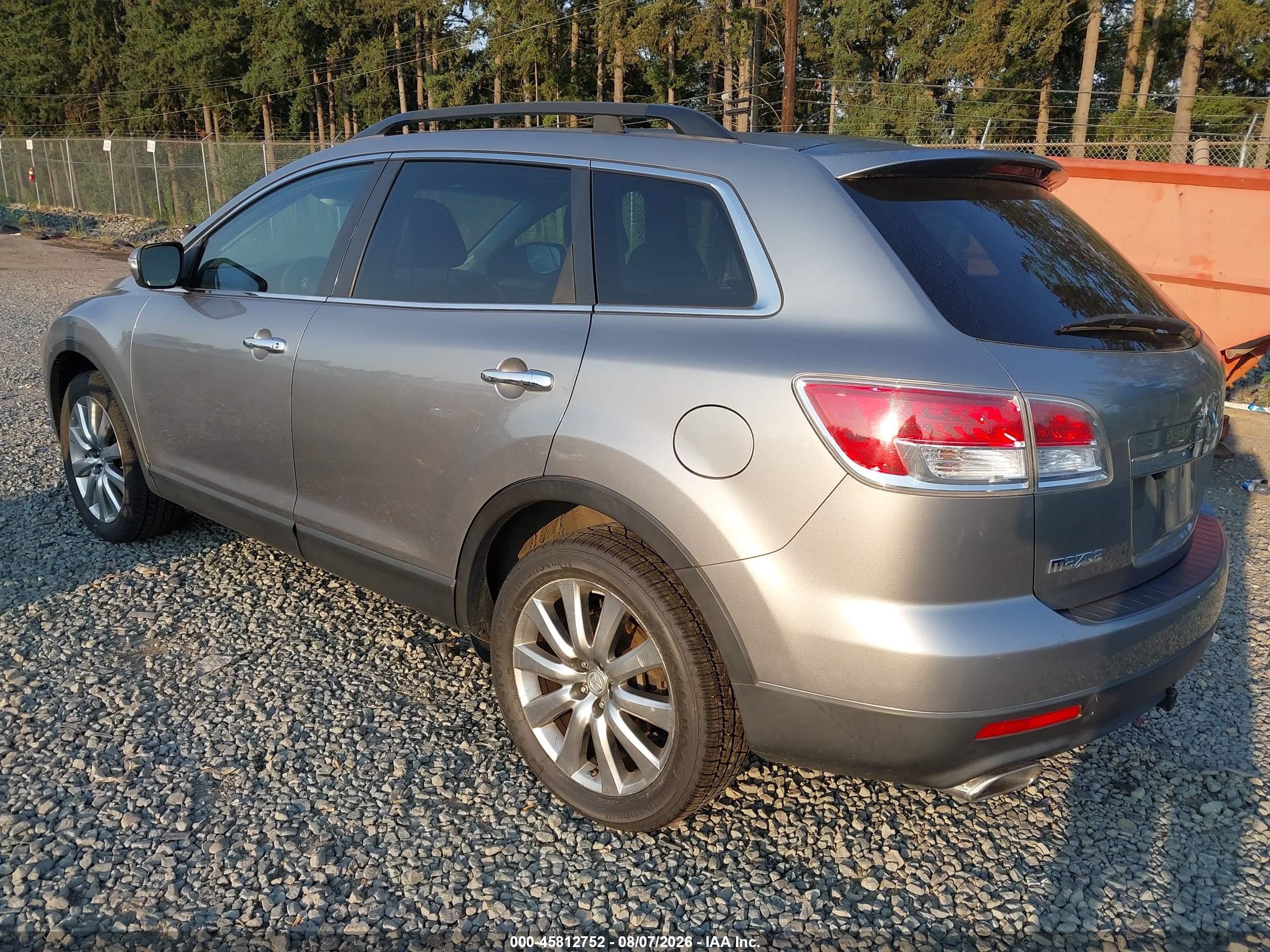 2009 Mazda Cx-9 Grand Touring Silver vin: JM3TB38V290181082