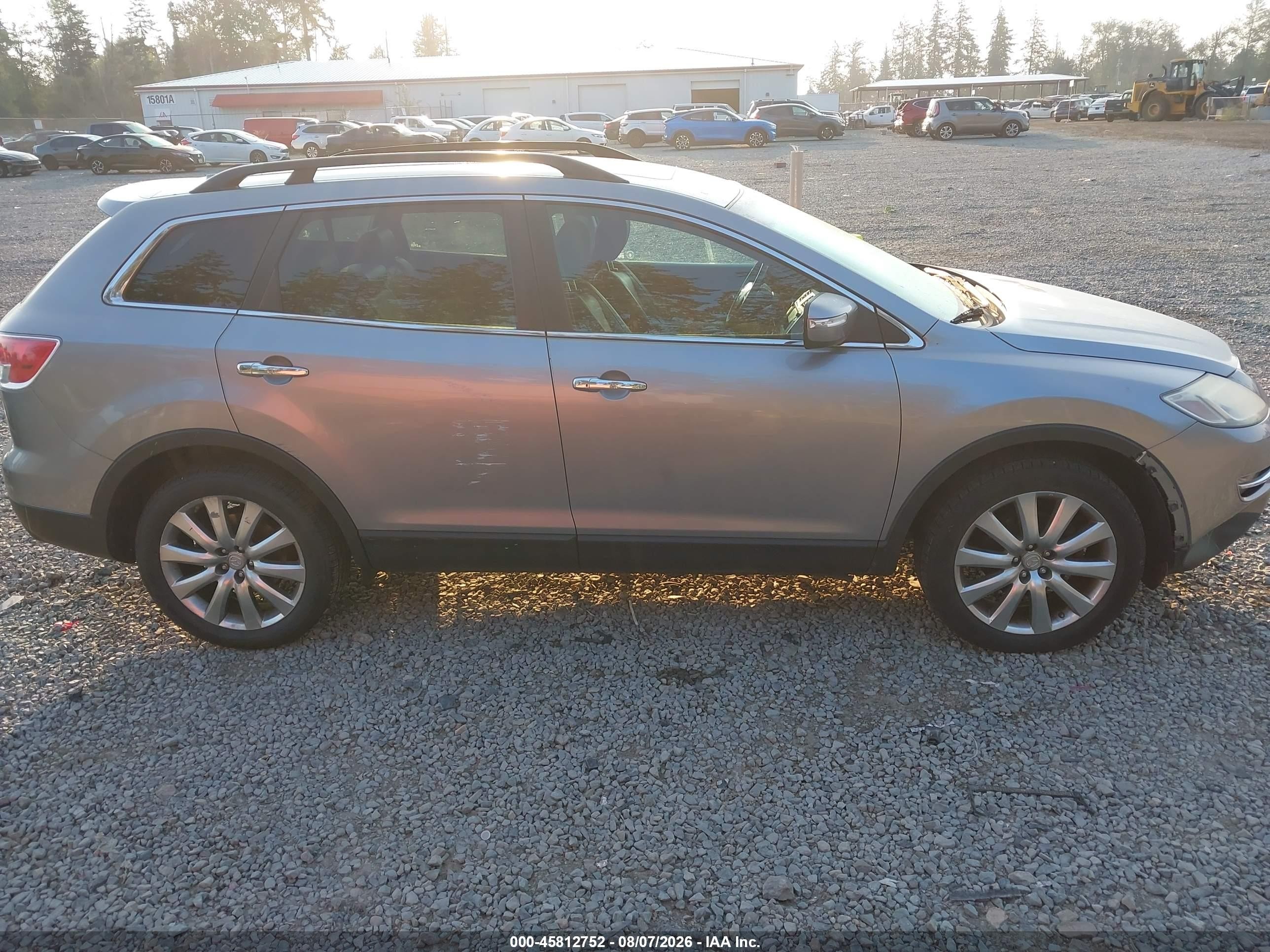 2009 Mazda Cx-9 Grand Touring Silver vin: JM3TB38V290181082