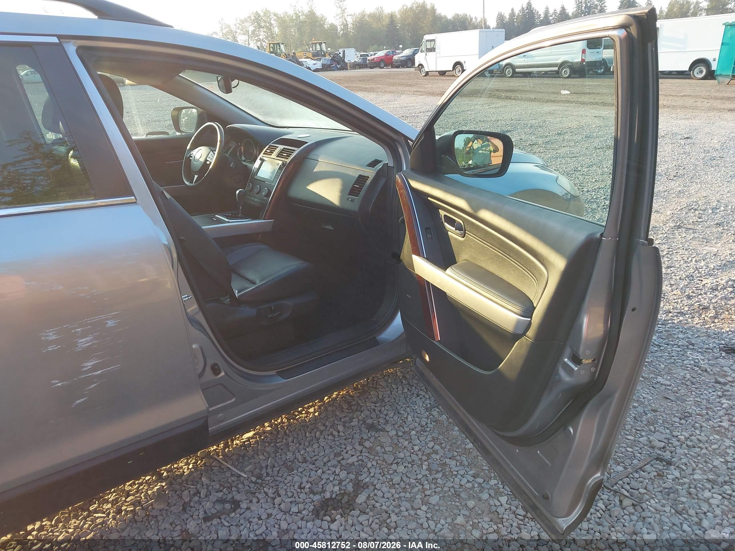 2009 Mazda Cx-9 Grand Touring Silver vin: JM3TB38V290181082