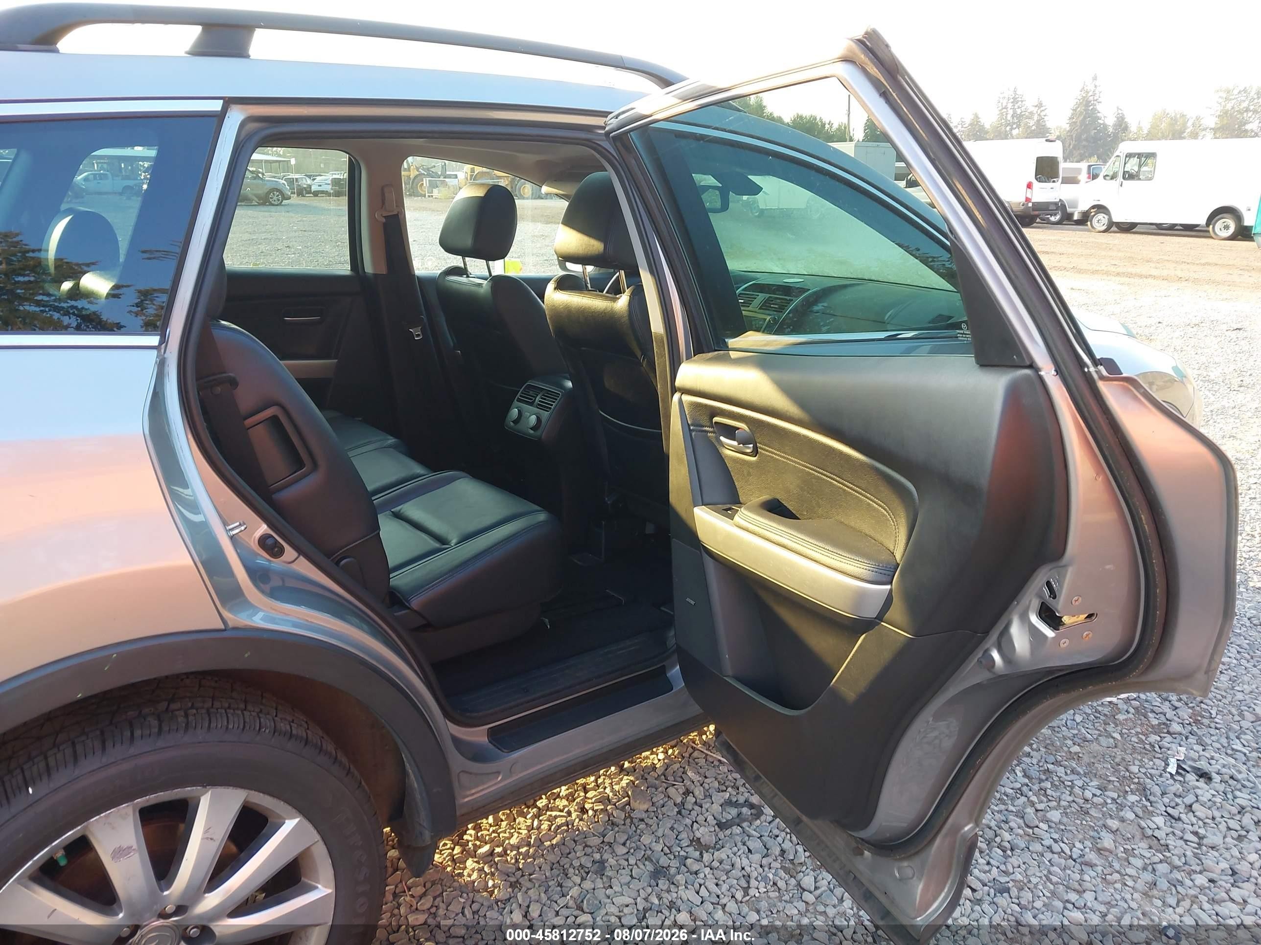 2009 Mazda Cx-9 Grand Touring Silver vin: JM3TB38V290181082
