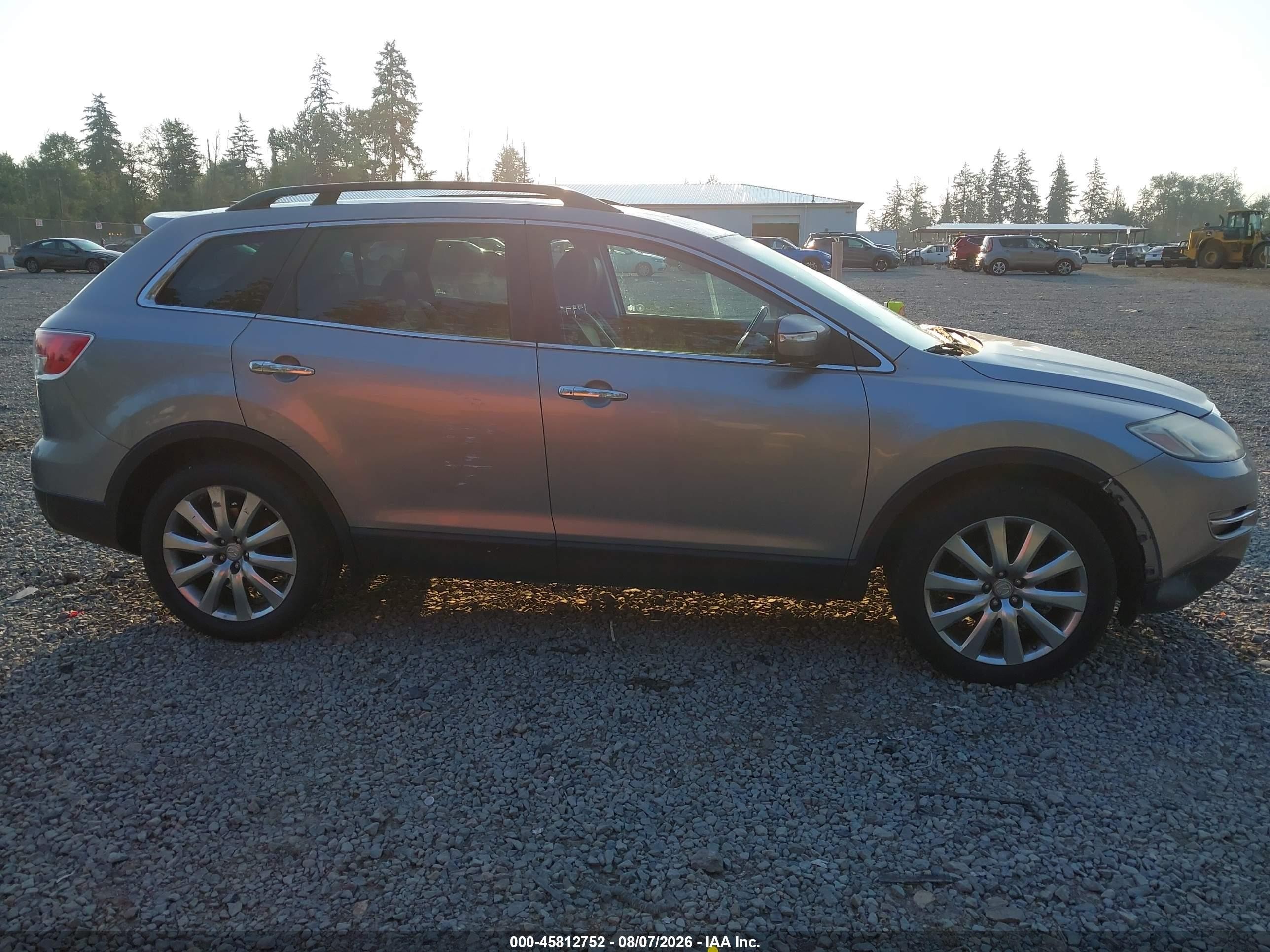 2009 Mazda Cx-9 Grand Touring Silver vin: JM3TB38V290181082