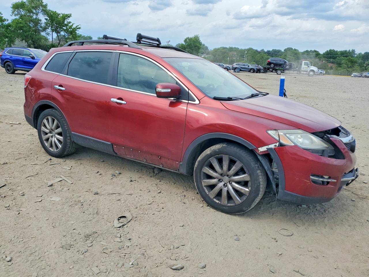 2008 Mazda Cx-9 Red vin: JM3TB38V380147862