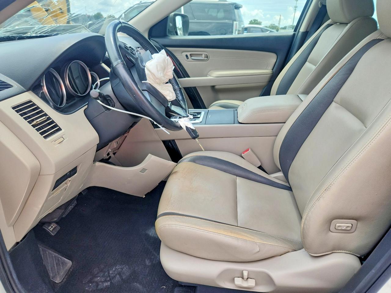2008 Mazda Cx-9 White vin: JM3TB38V380153502