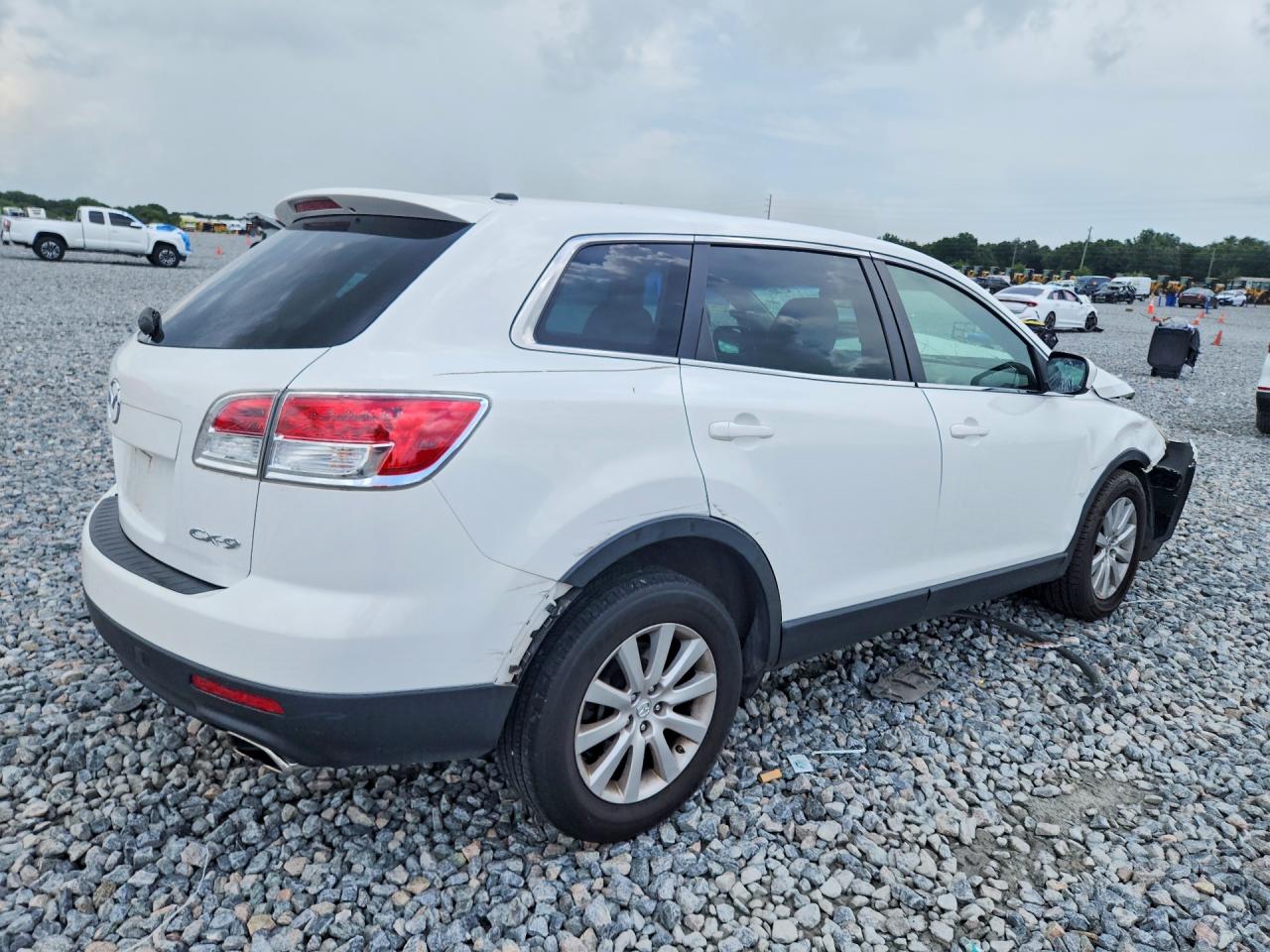 2008 Mazda Cx-9 White vin: JM3TB38V380153502