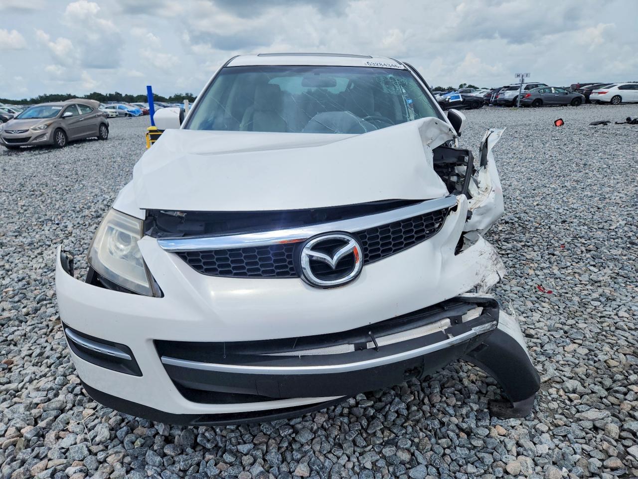 2008 Mazda Cx-9 White vin: JM3TB38V380153502