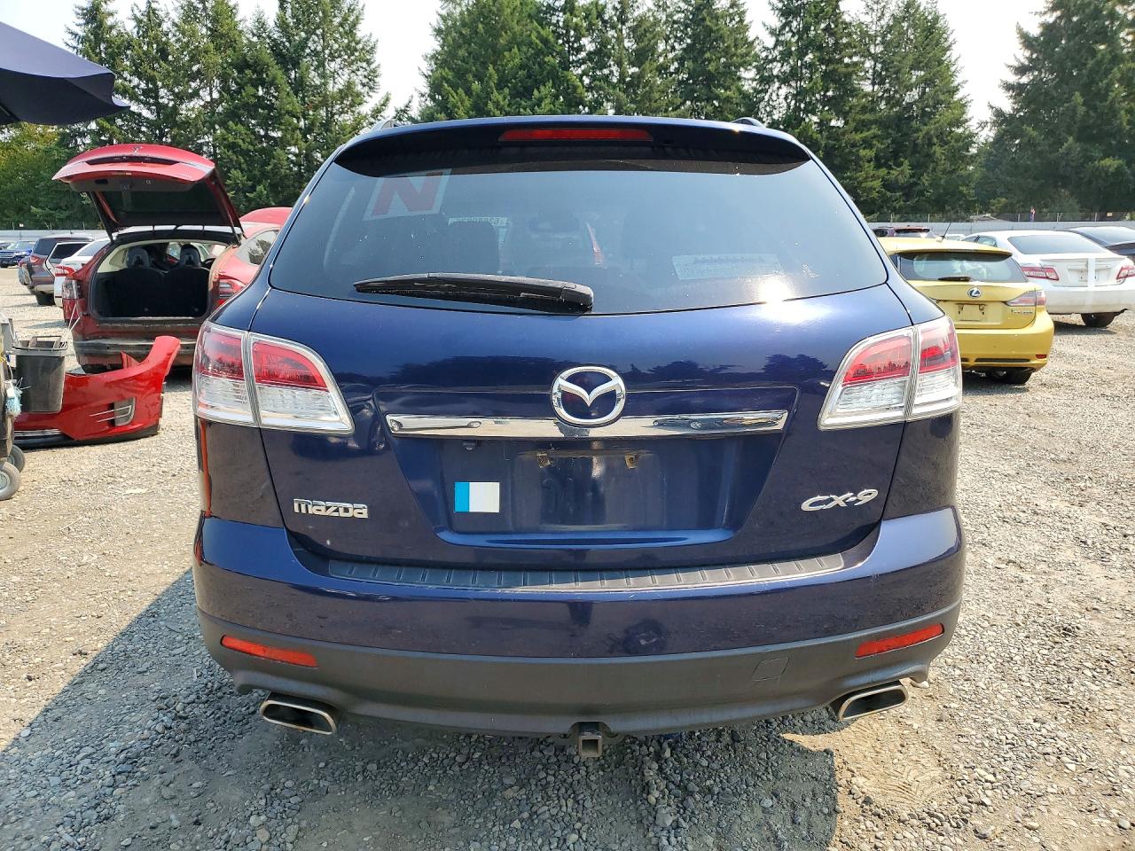 2009 Mazda Cx-9 Blue vin: JM3TB38V390164470