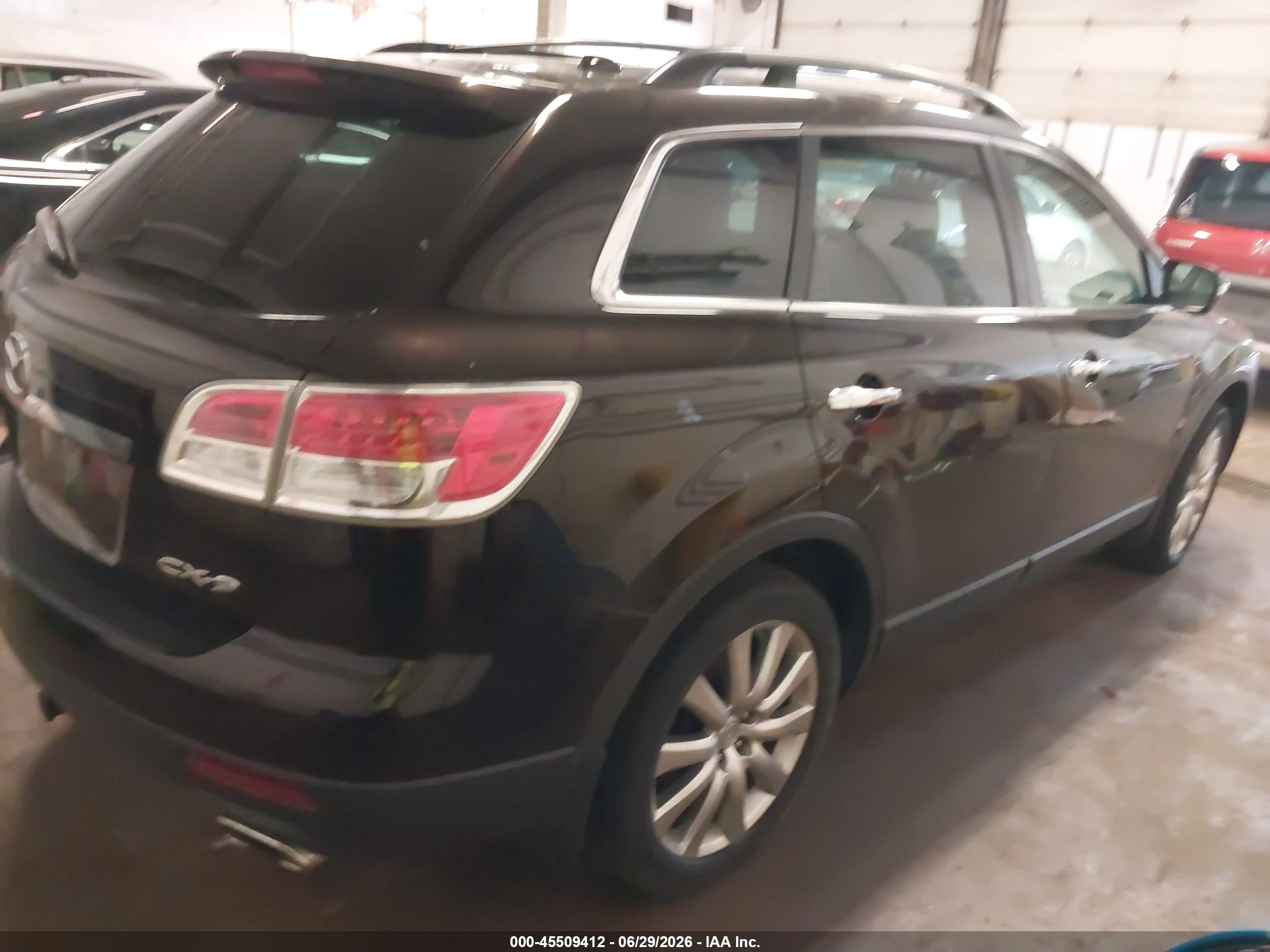 2009 Mazda Cx-9 Grand Touring Burgundy vin: JM3TB38V390171838