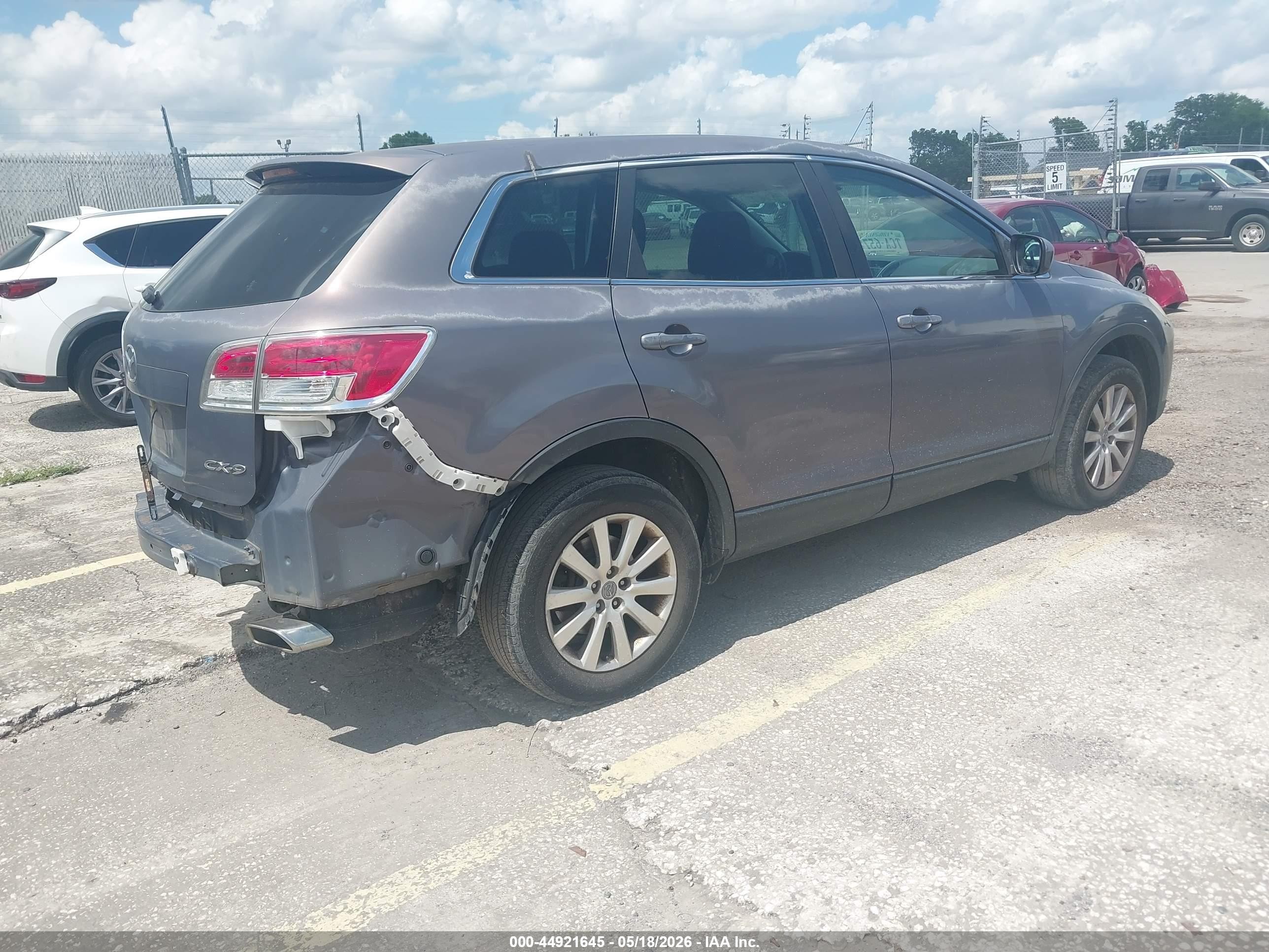 2008 Mazda Cx-9 Sport Gray vin: JM3TB38V580130433