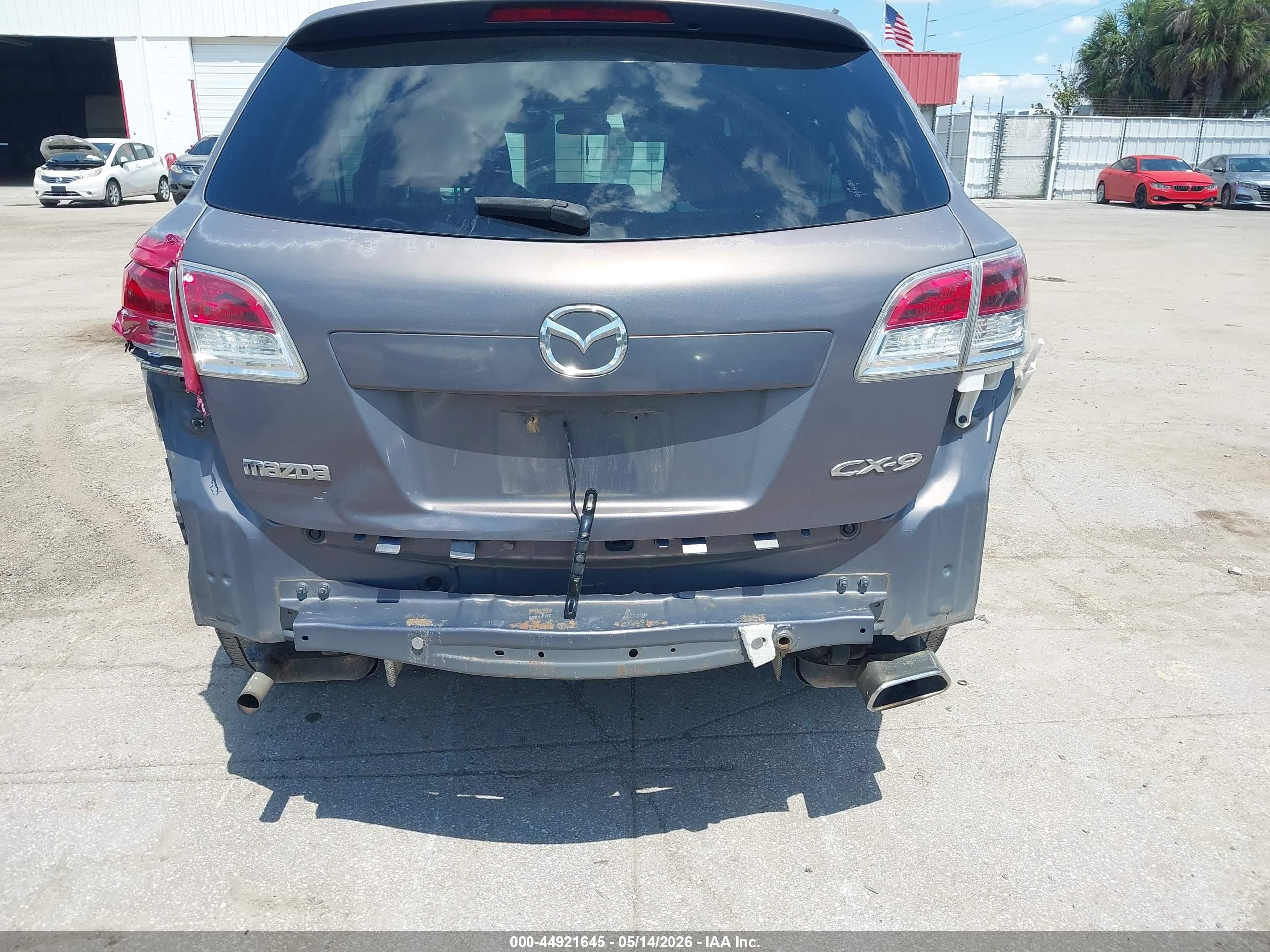2008 Mazda Cx-9 Sport Gray vin: JM3TB38V580130433