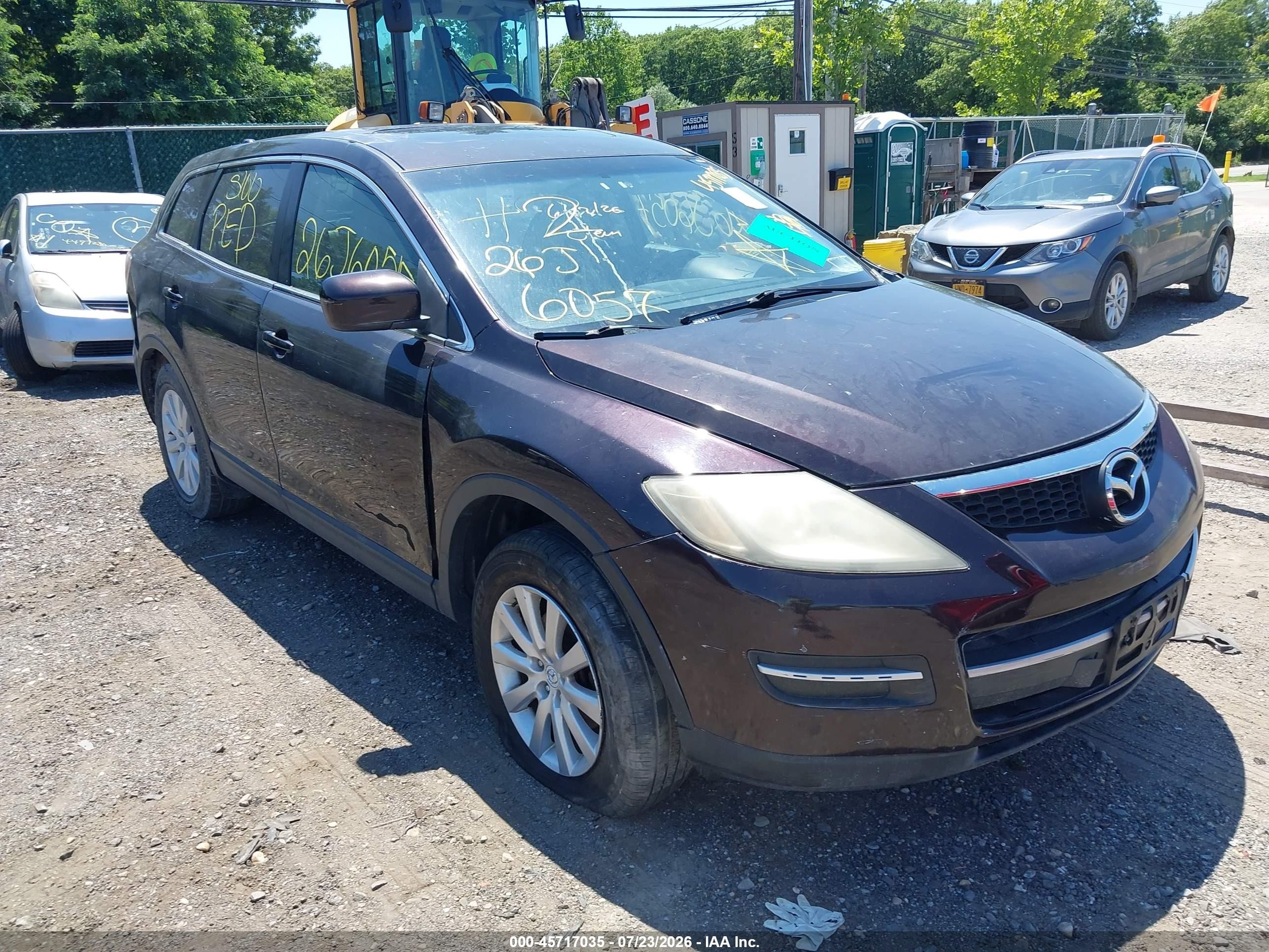 2009 Mazda Cx-9 Touring Maroon vin: JM3TB38V590174336