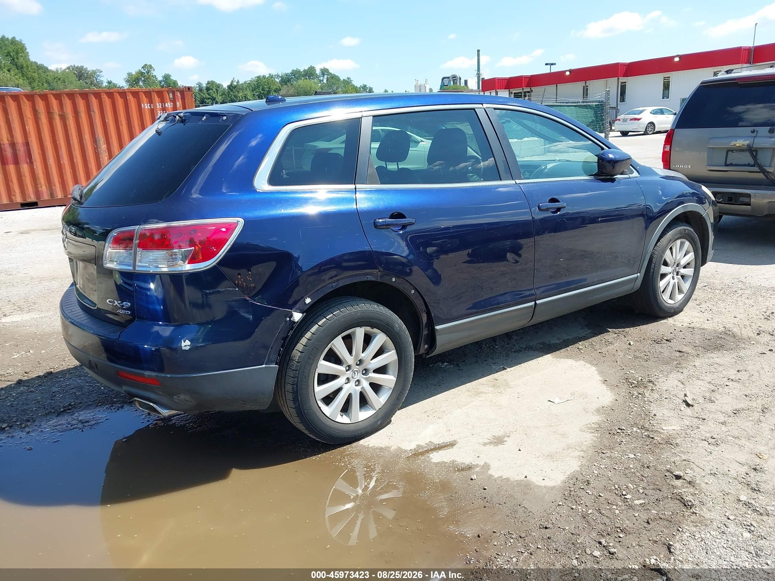 2009 Mazda Cx-9 Touring Blue vin: JM3TB38V590179407