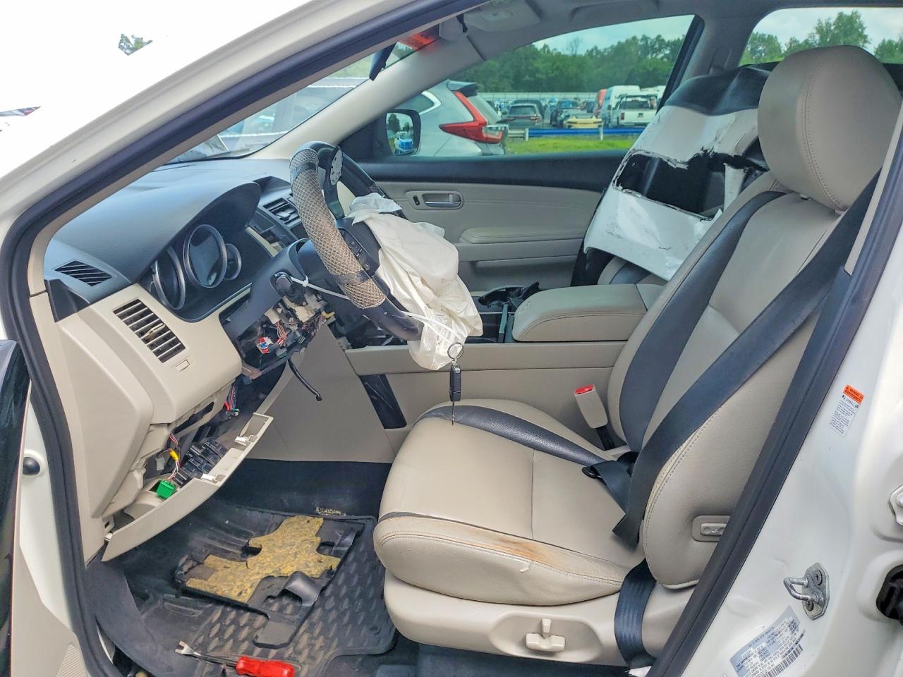 2008 Mazda Cx-9 Белый vin: JM3TB38V680126133