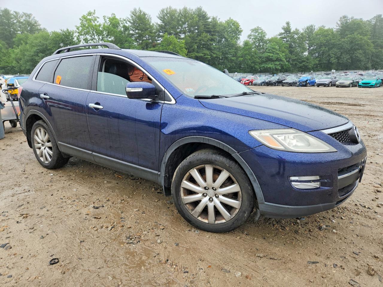 2008 Mazda Cx-9 Blue vin: JM3TB38V680154482