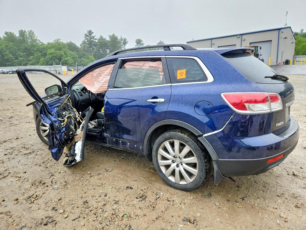 2008 Mazda Cx-9 Blue vin: JM3TB38V680154482