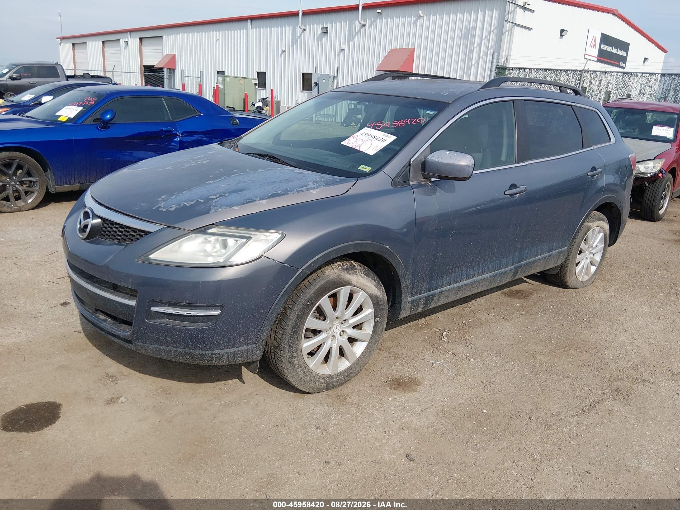 2008 Mazda Cx-9 Sport Gray vin: JM3TB38V680160332