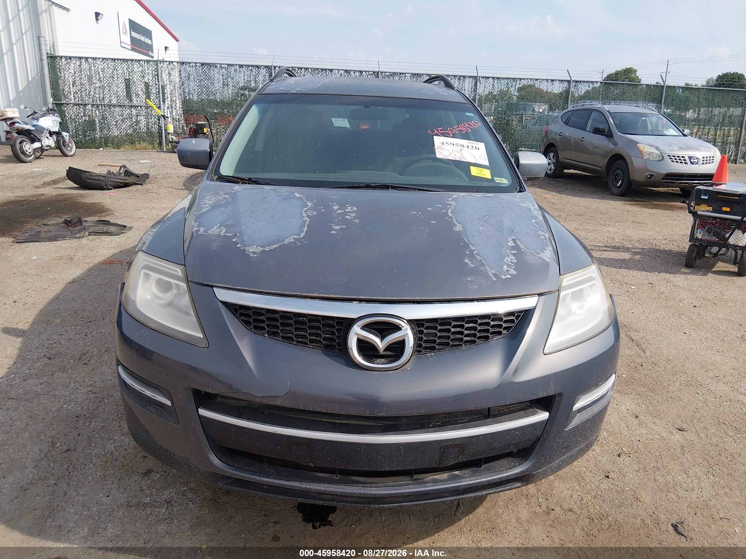 2008 Mazda Cx-9 Sport Gray vin: JM3TB38V680160332