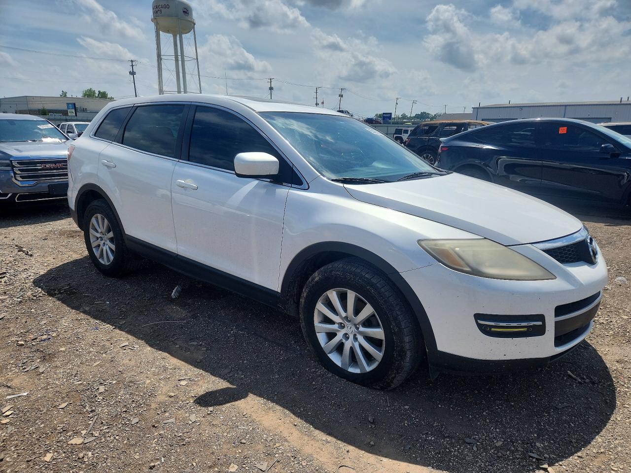 2009 Mazda Cx-9 White vin: JM3TB38V690180632