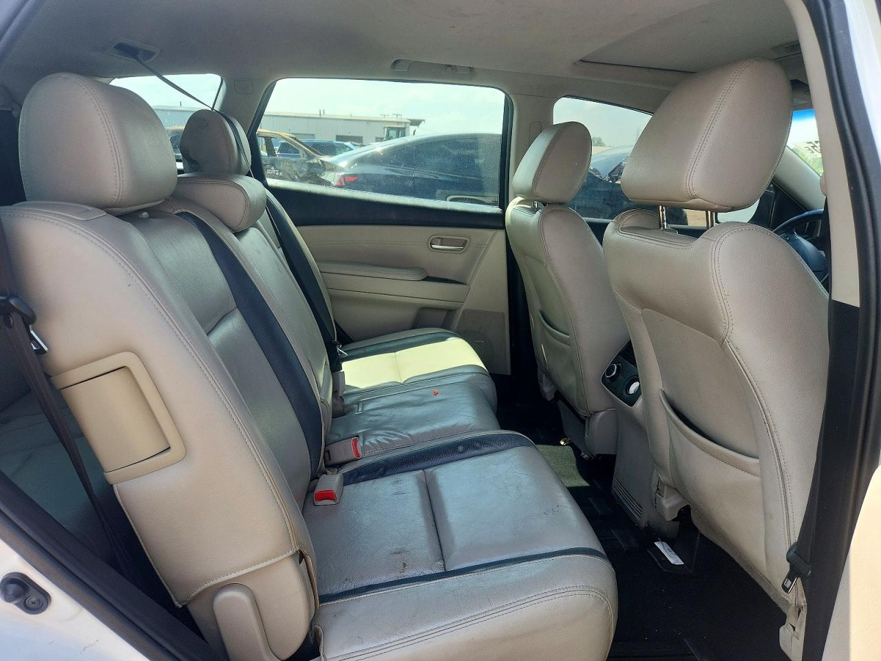 2009 Mazda Cx-9 White vin: JM3TB38V690180632