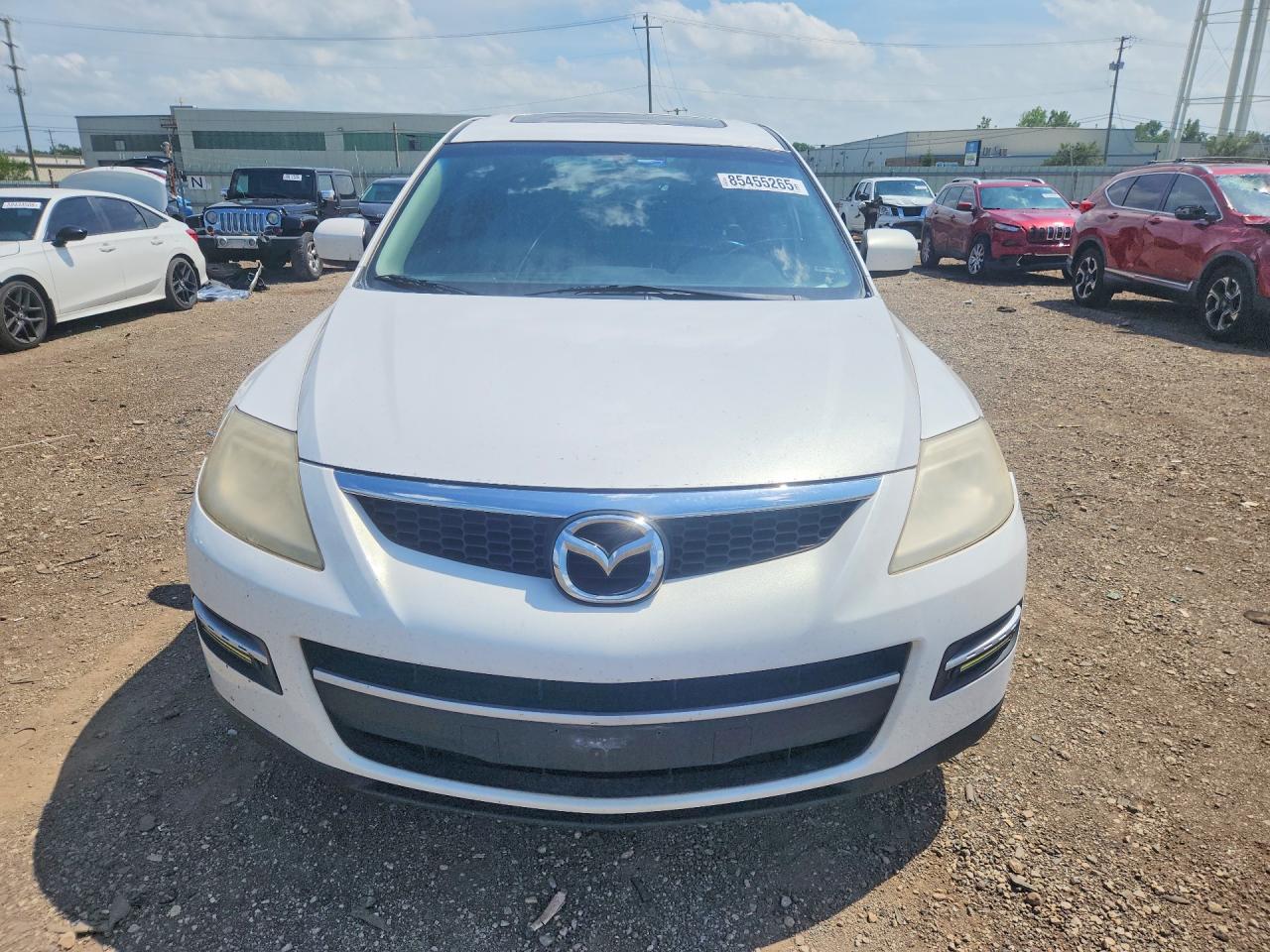 2009 Mazda Cx-9 White vin: JM3TB38V690180632