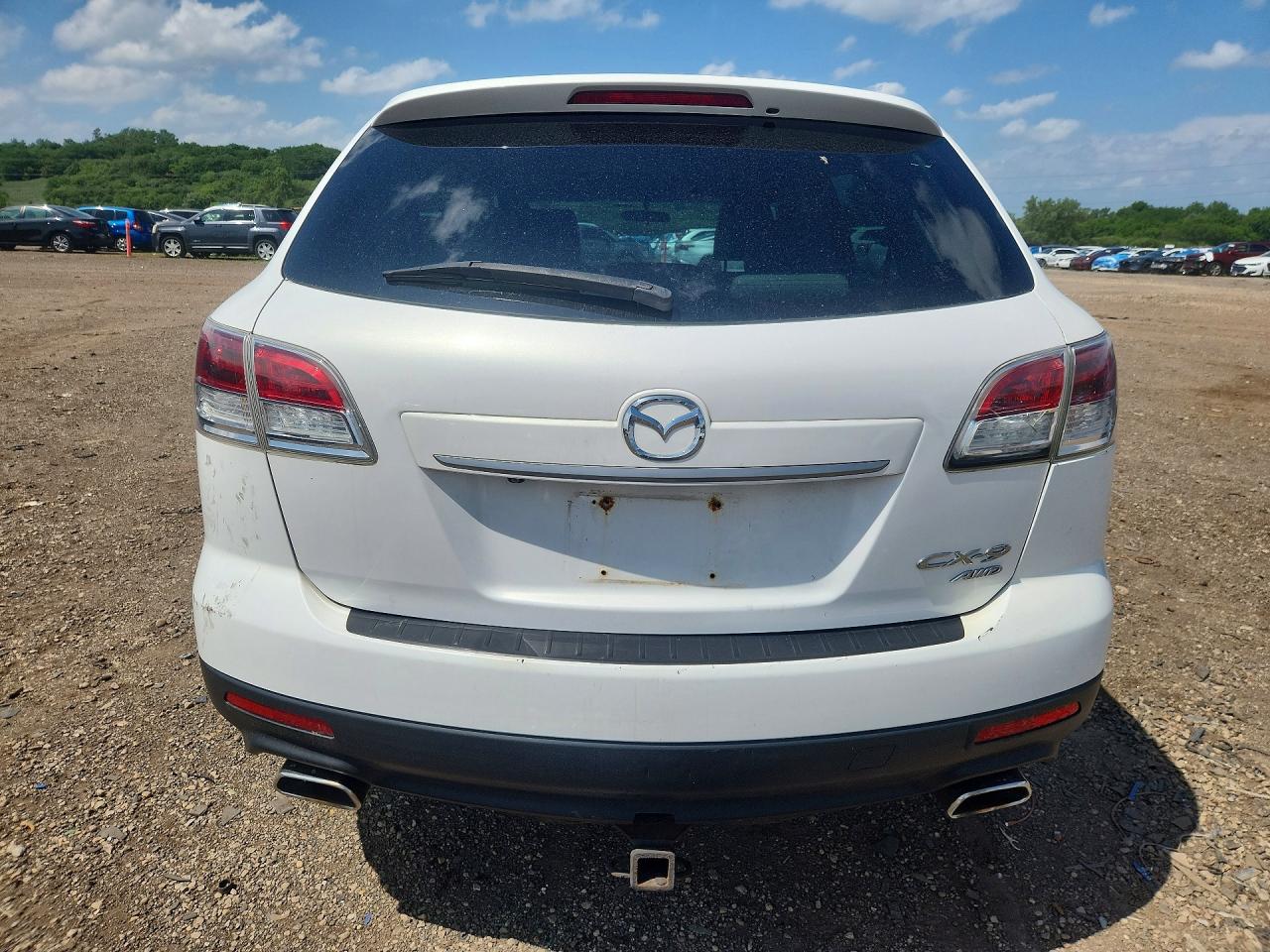 2009 Mazda Cx-9 White vin: JM3TB38V690180632