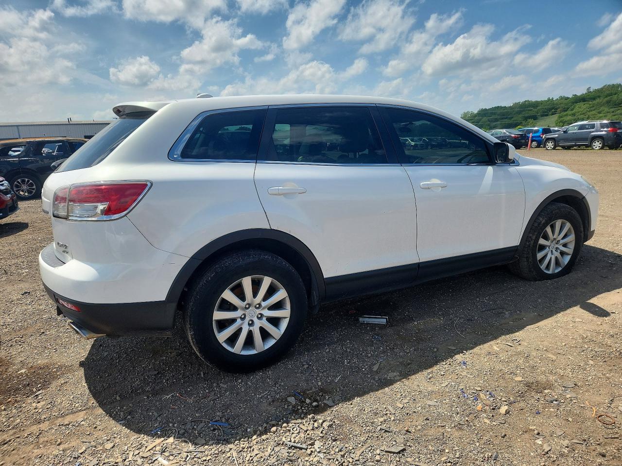 2009 Mazda Cx-9 White vin: JM3TB38V690180632