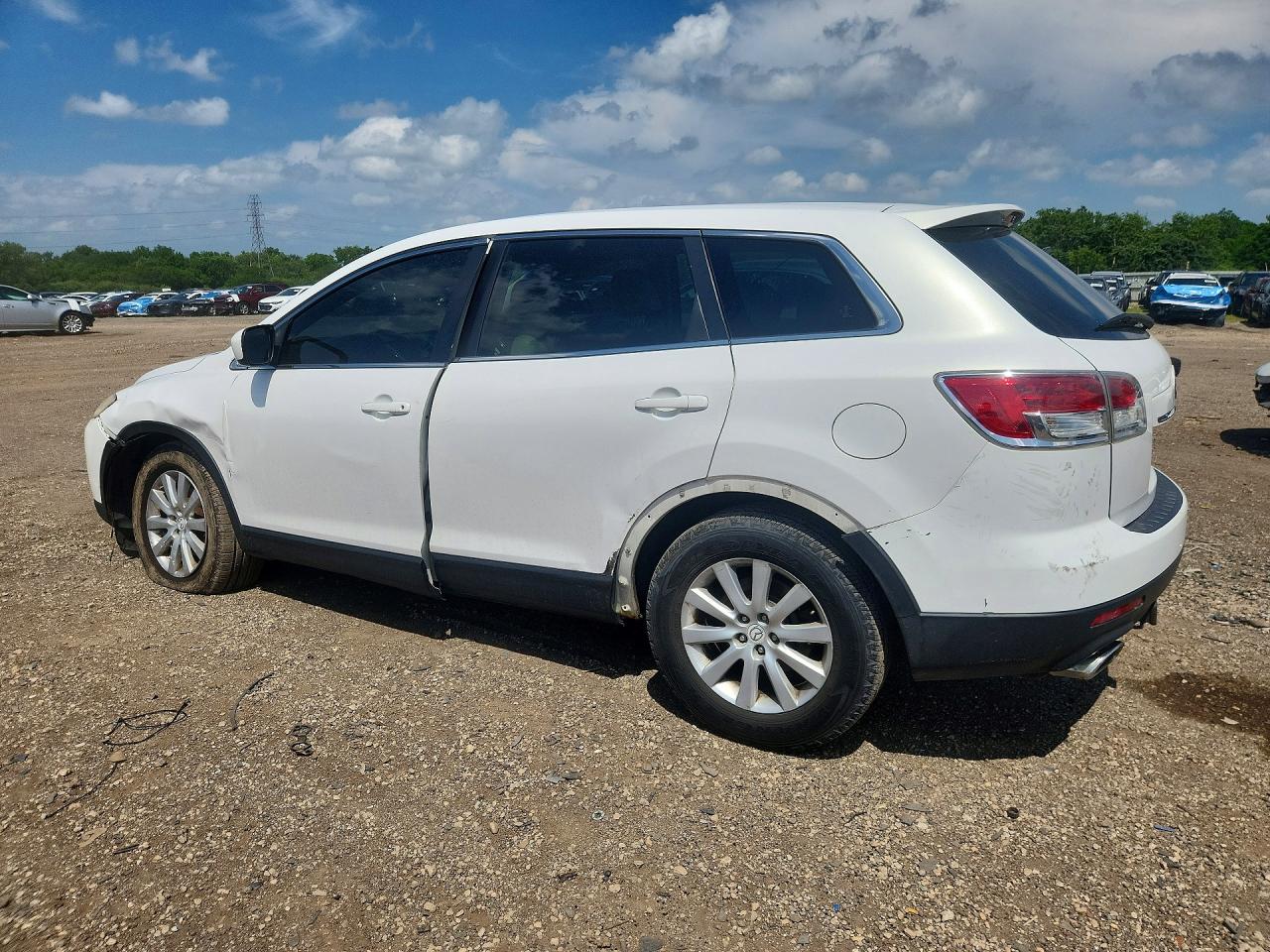 2009 Mazda Cx-9 White vin: JM3TB38V690180632
