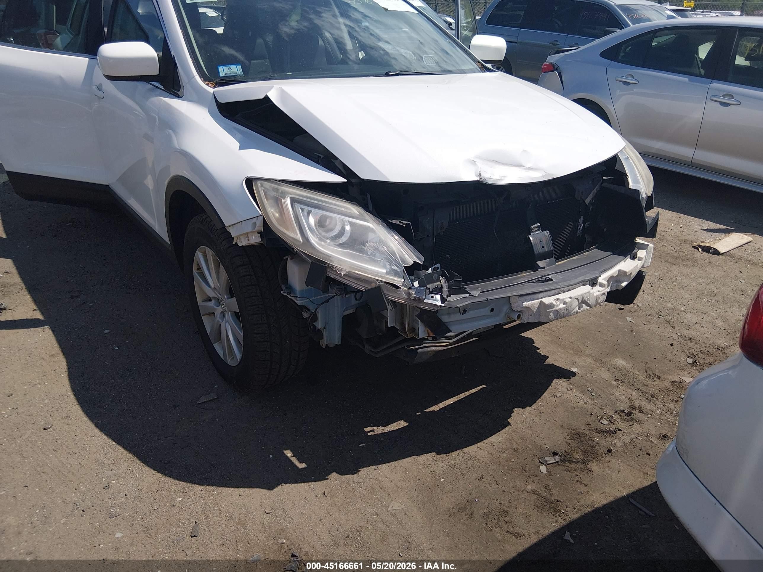 2009 Mazda Cx-9 Touring White vin: JM3TB38V790167789