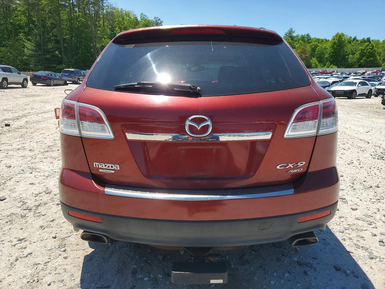 2009 Mazda Cx-9 Red vin: JM3TB38V890173942