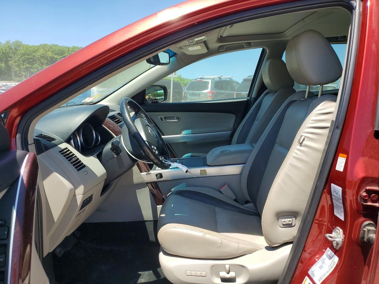 2009 Mazda Cx-9 Red vin: JM3TB38V890173942