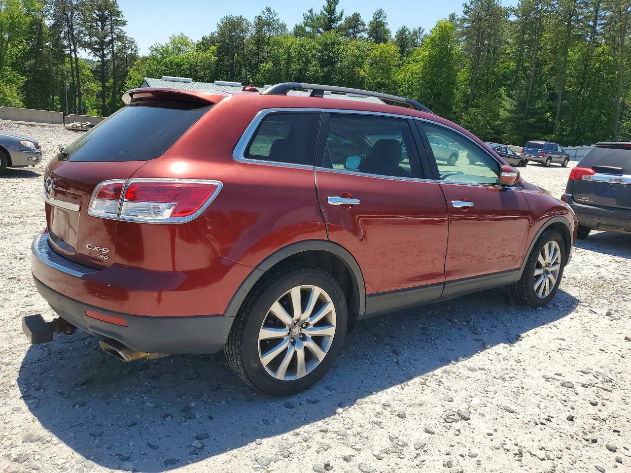 2009 Mazda Cx-9 Red vin: JM3TB38V890173942