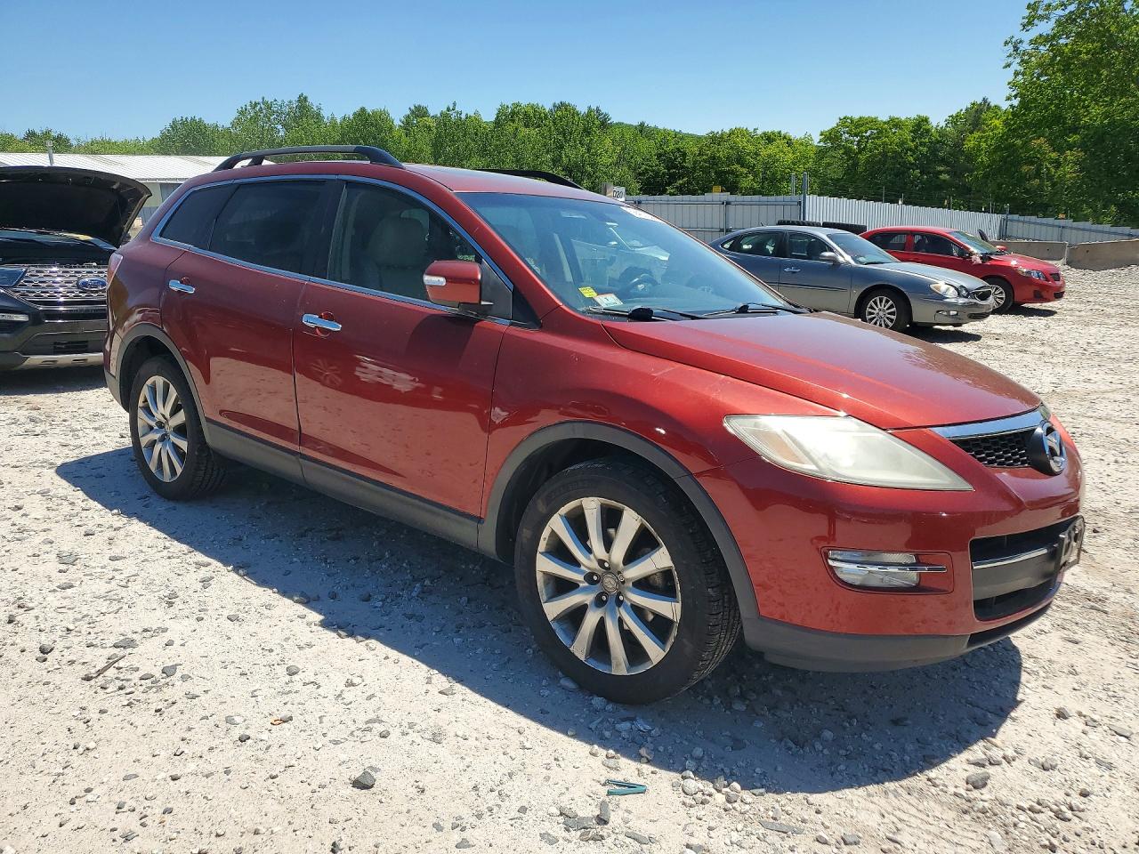 2009 Mazda Cx-9 Red vin: JM3TB38V890173942