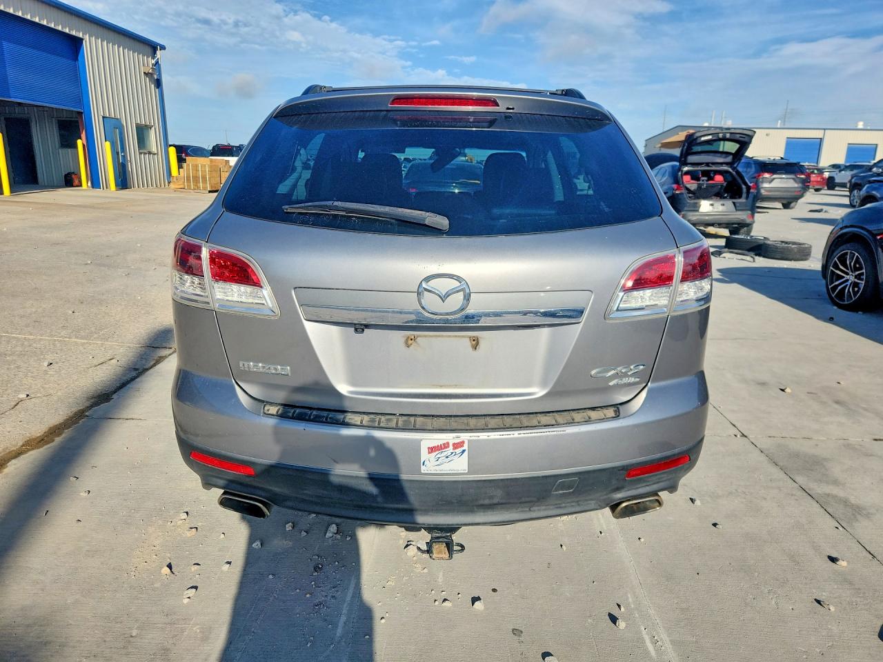 2009 Mazda Cx-9 Gray vin: JM3TB38V890179708