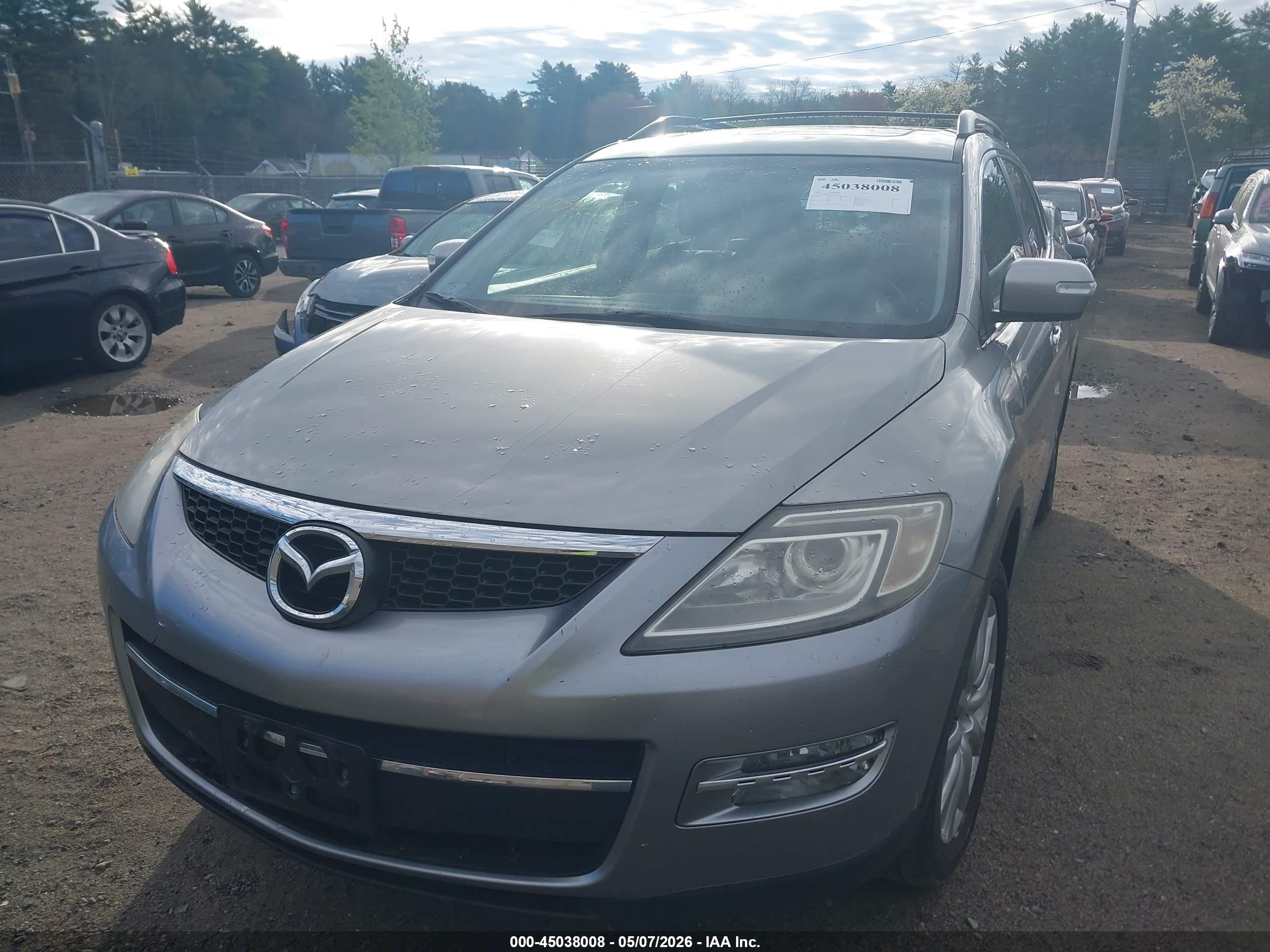 2009 Mazda Cx-9 Grand Touring Gray vin: JM3TB38VX90165132