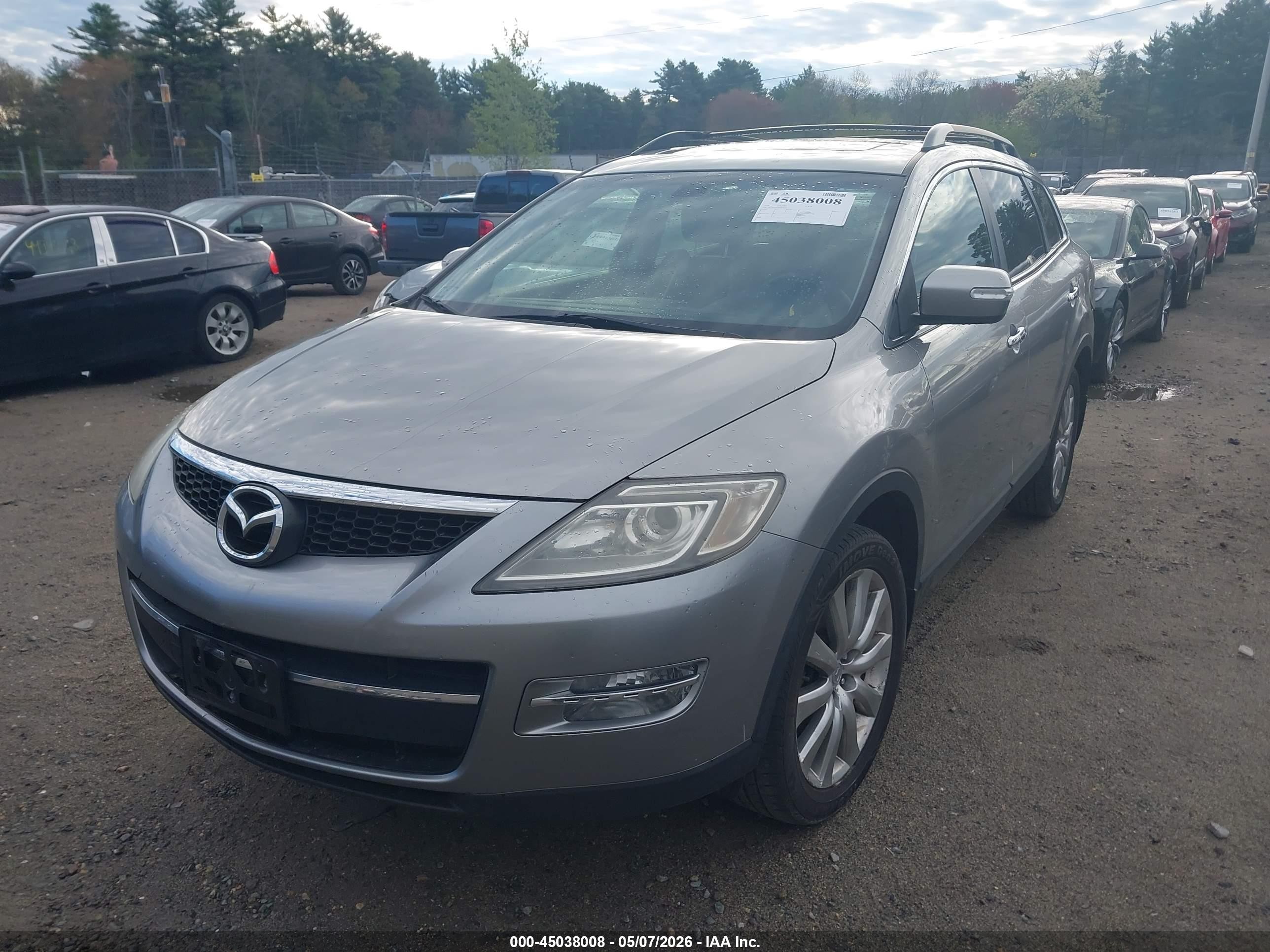 2009 Mazda Cx-9 Grand Touring Gray vin: JM3TB38VX90165132