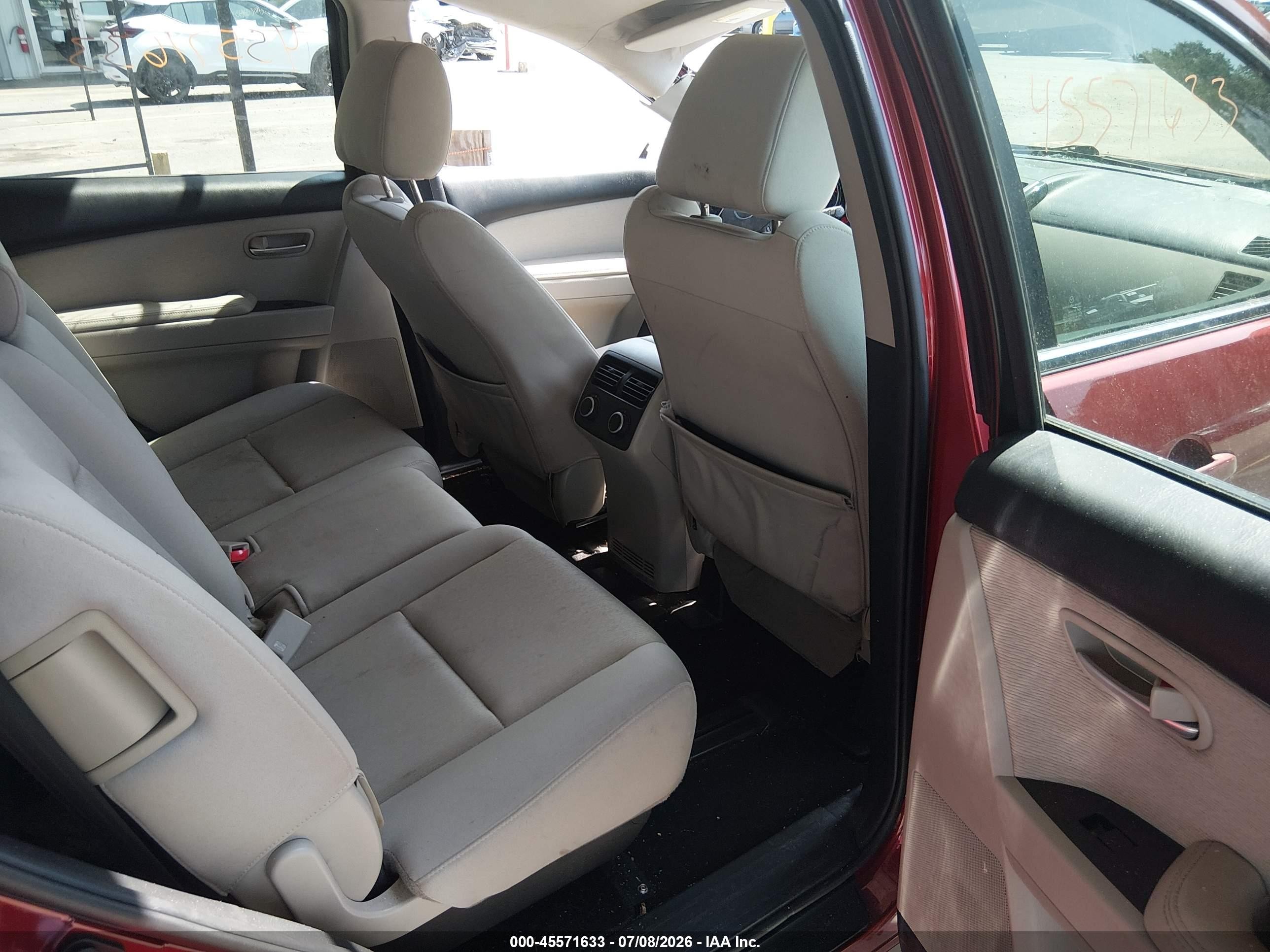 2009 Mazda Cx-9 Sport Maroon vin: JM3TB38VX90173571