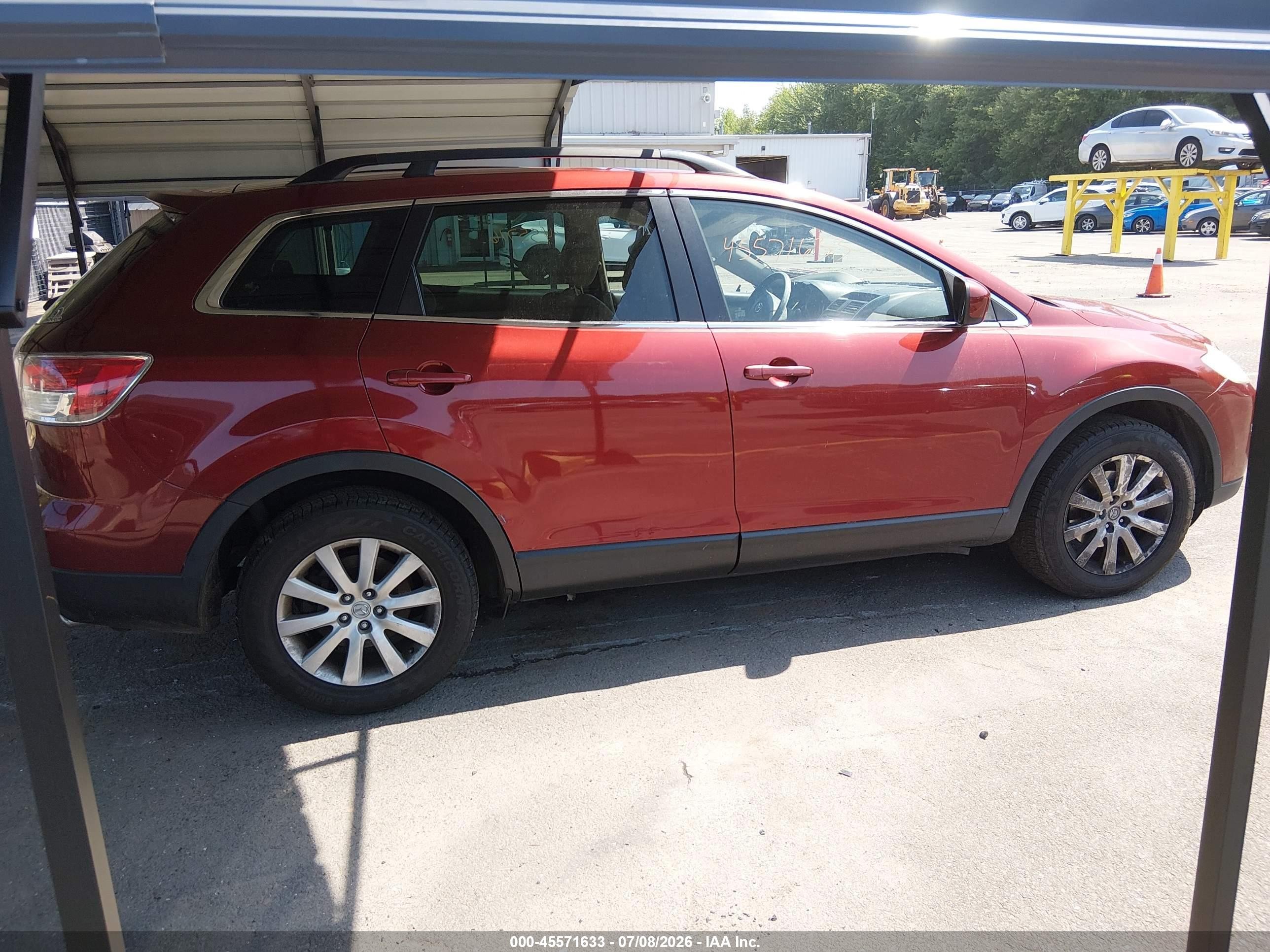 2009 Mazda Cx-9 Sport Maroon vin: JM3TB38VX90173571