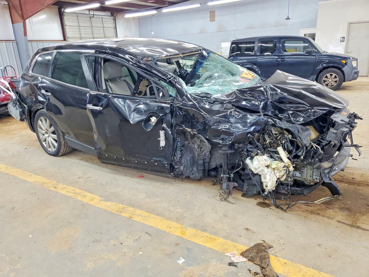 2007 Mazda Cx-9 Black vin: JM3TB38Y070118182