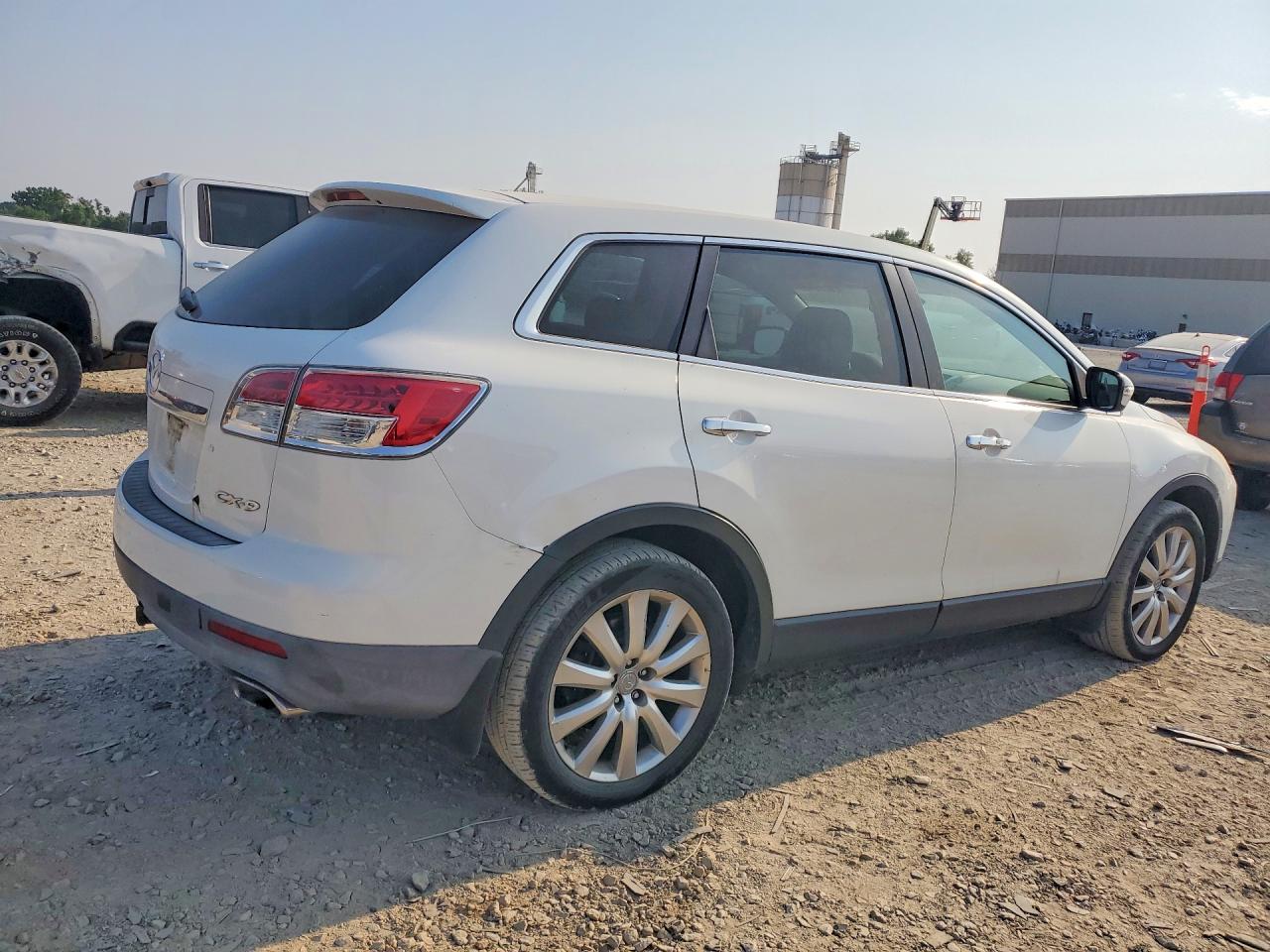 2007 Mazda Cx-9 White vin: JM3TB38Y370100551