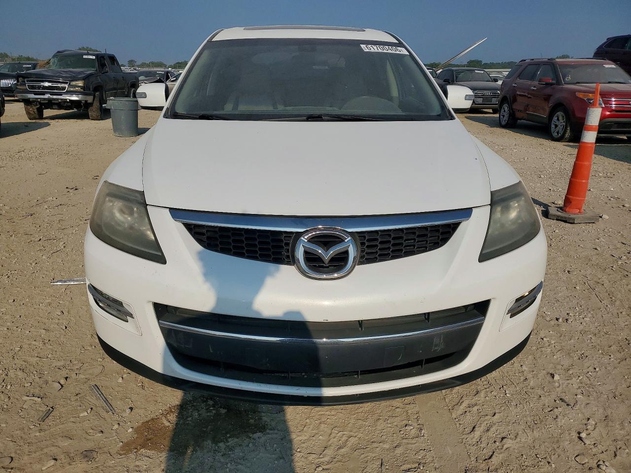 2007 Mazda Cx-9 White vin: JM3TB38Y370100551