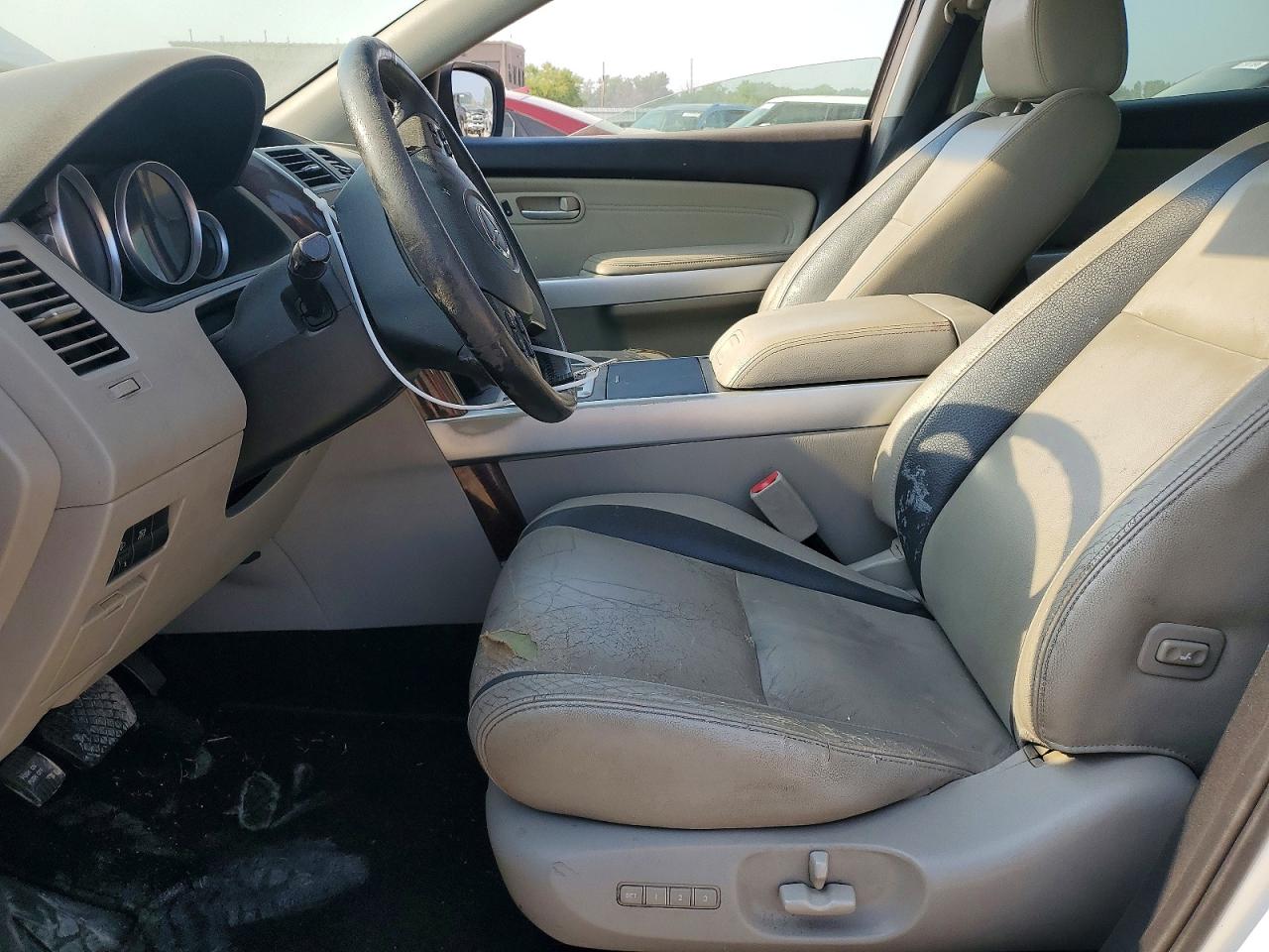 2007 Mazda Cx-9 White vin: JM3TB38Y370100551