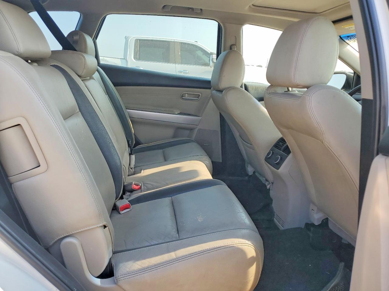 2007 Mazda Cx-9 White vin: JM3TB38Y370100551