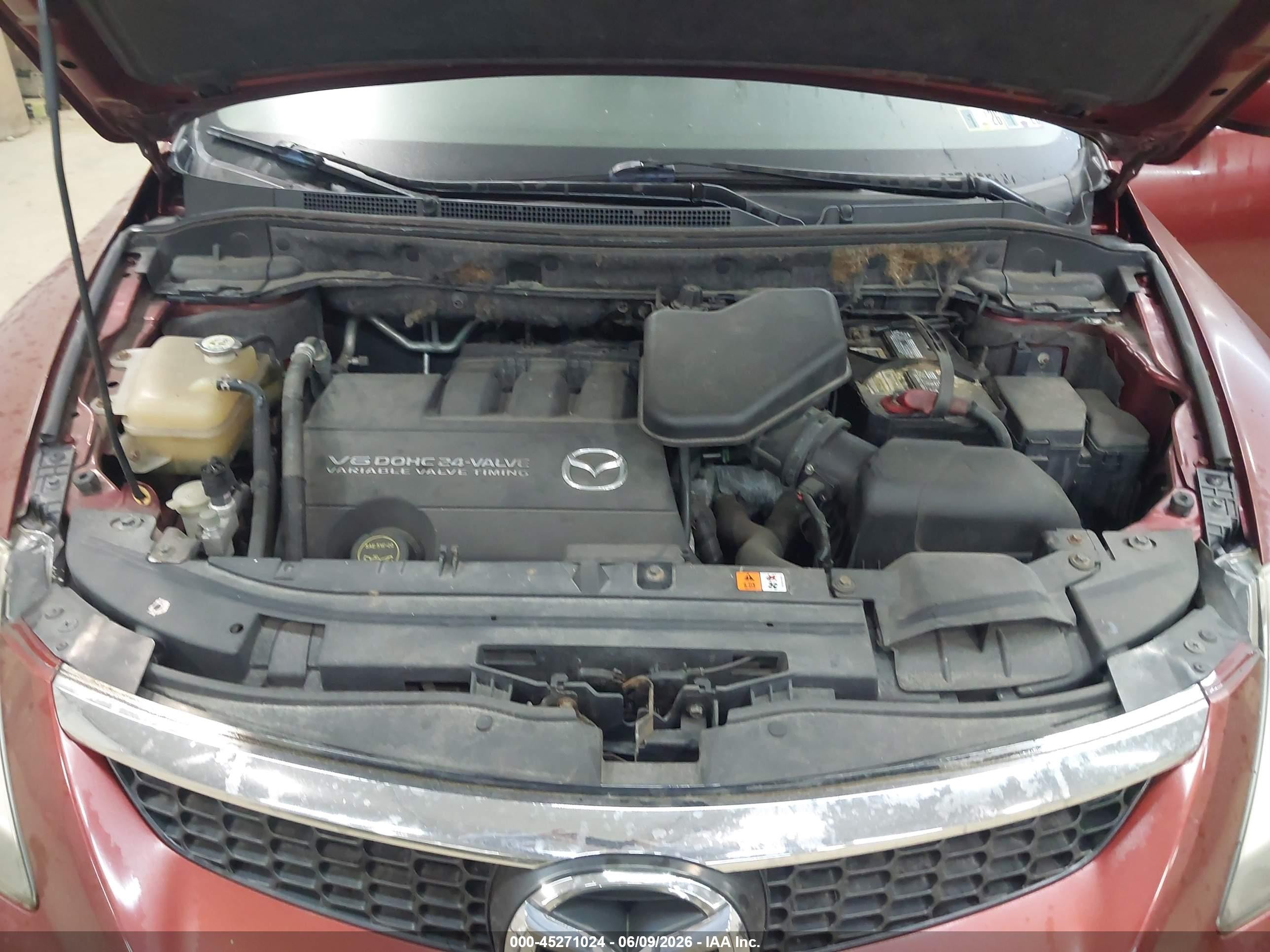 2007 Mazda Cx-9 Sport Red vin: JM3TB38Y370118385
