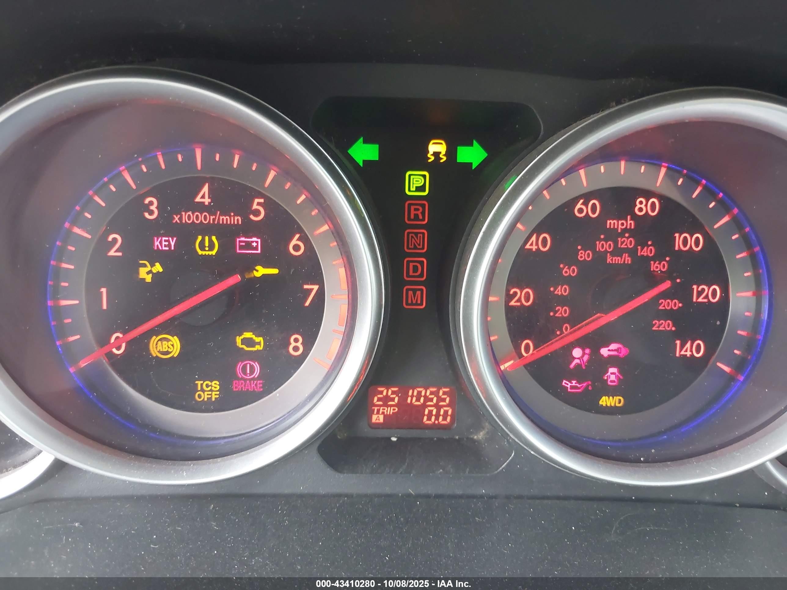 2007 Mazda Cx-9 Grand Touring Light Blue vin: JM3TB38Y470120050