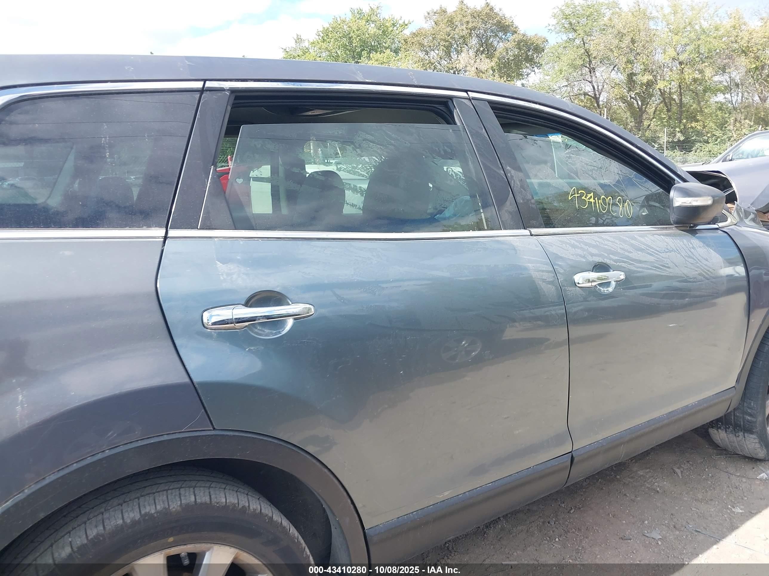 2007 Mazda Cx-9 Grand Touring Light Blue vin: JM3TB38Y470120050