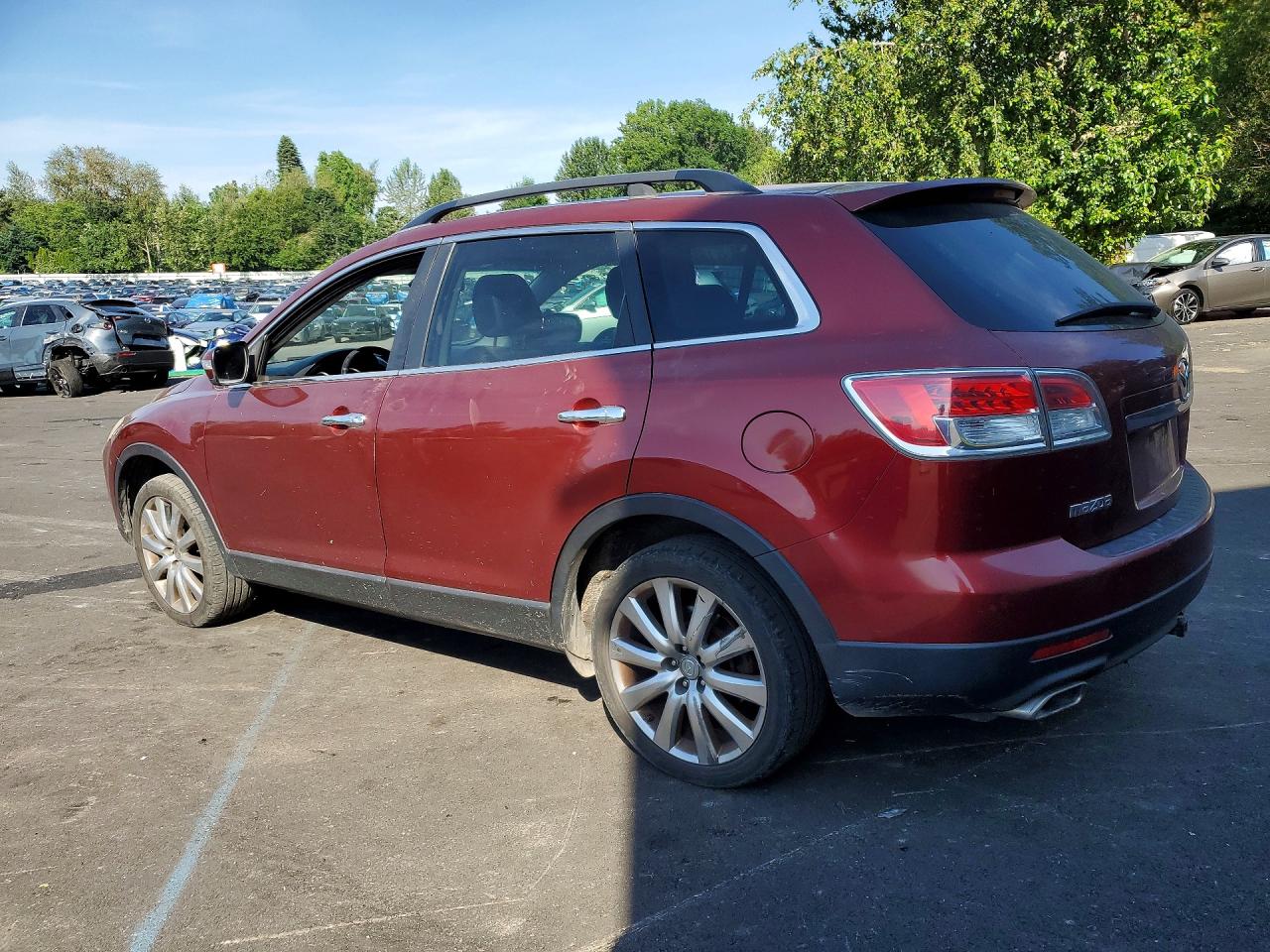 2007 Mazda Cx-9 Burgundy vin: JM3TB38Y670109597