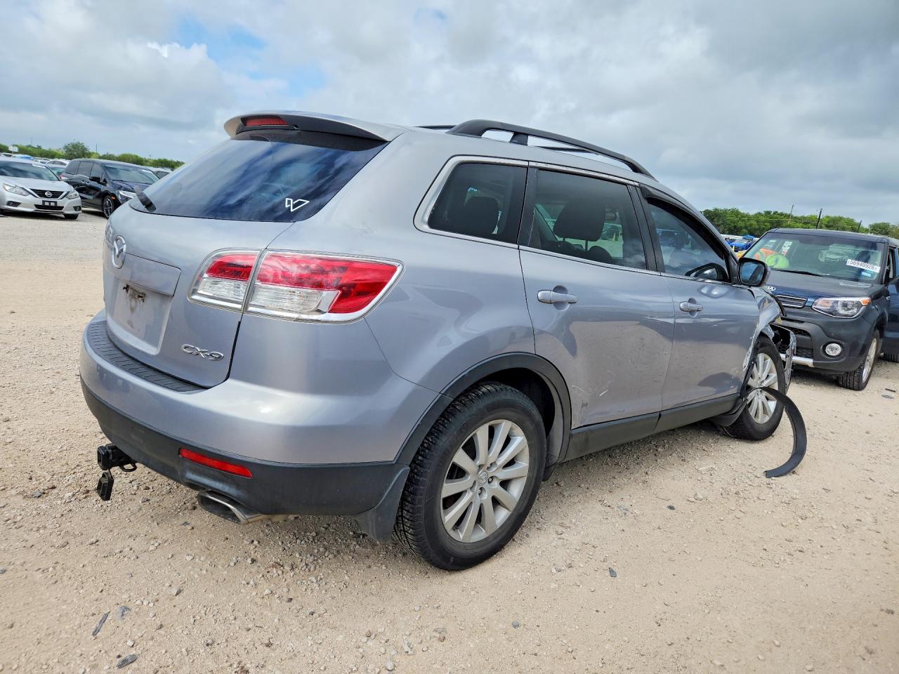 2007 Mazda Cx-9 Silver vin: JM3TB38Y670111074