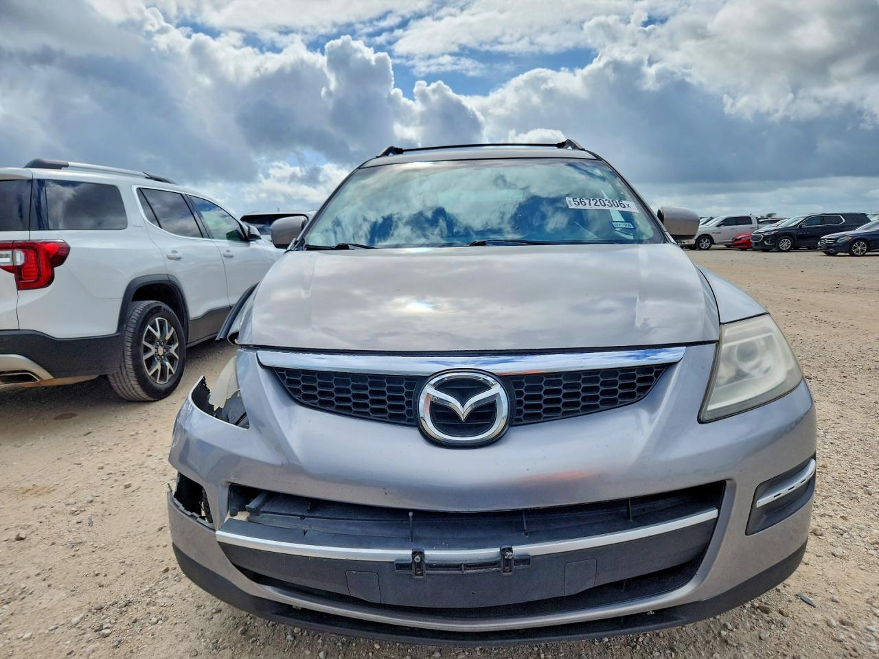 2007 Mazda Cx-9 Silver vin: JM3TB38Y670111074